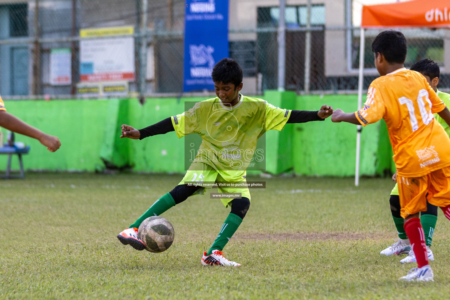 Day 3 of Nestle Kids Football Fiesta, held in Henveyru Football Stadium, Male', Maldives on Friday, 13th October 2023 Photos: Hassan Simah, Ismail Thoriq, Mohamed Mahfooz Moosa, Nausham Waheed / images.mv