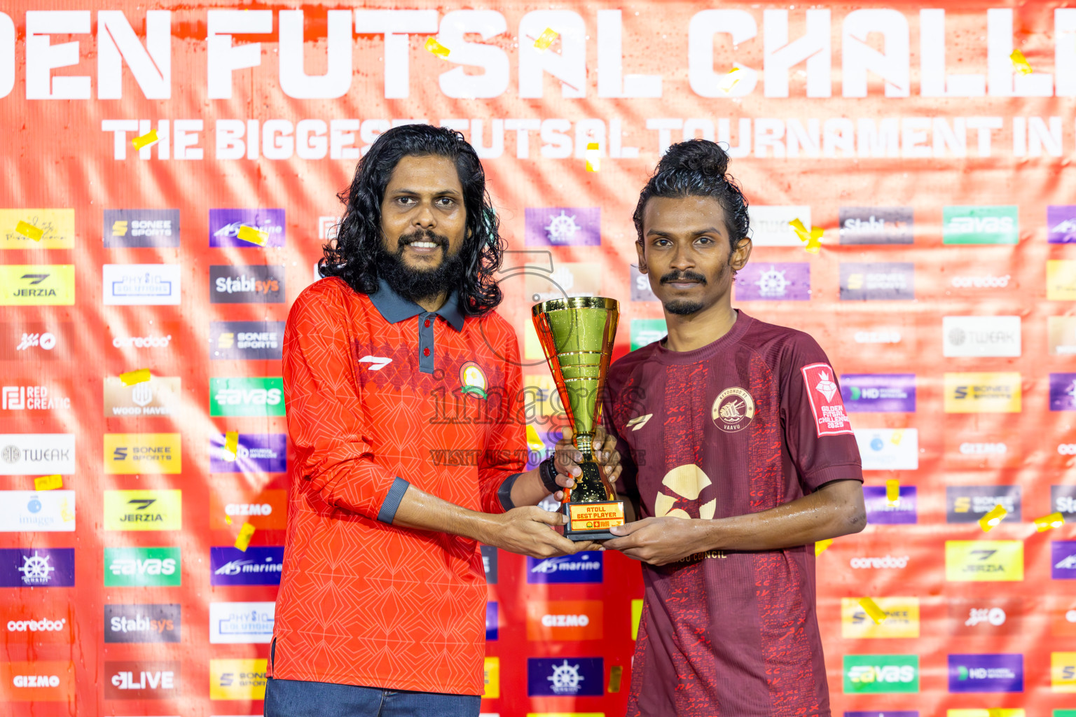 V Felidhoo vs V Keyodhoo in Atoll Round Final on Day 22 of Golden Futsal Challenge 2025 was held on Sunday , 26th January 2025, in Hulhumale', Maldives.
Photos: Ismail Thoriq / images.mv