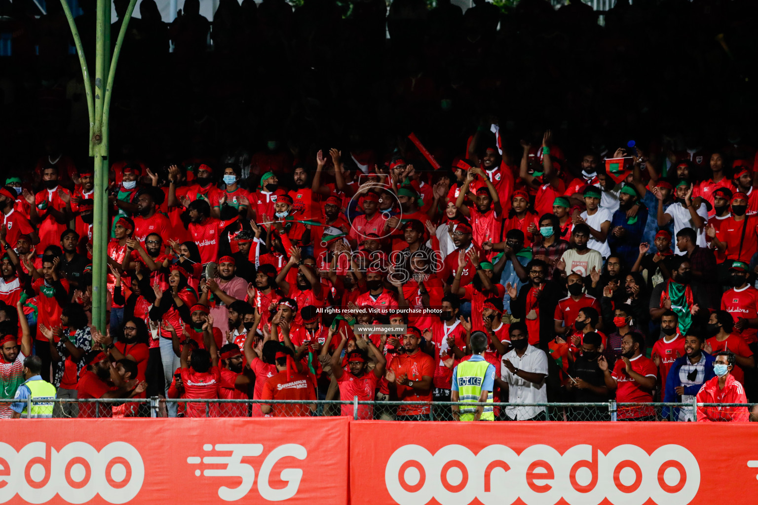 Maldives vs Nepal in SAFF Championship 2021 held on 1st October 2021 in Galolhu National Stadium, Male', Maldives