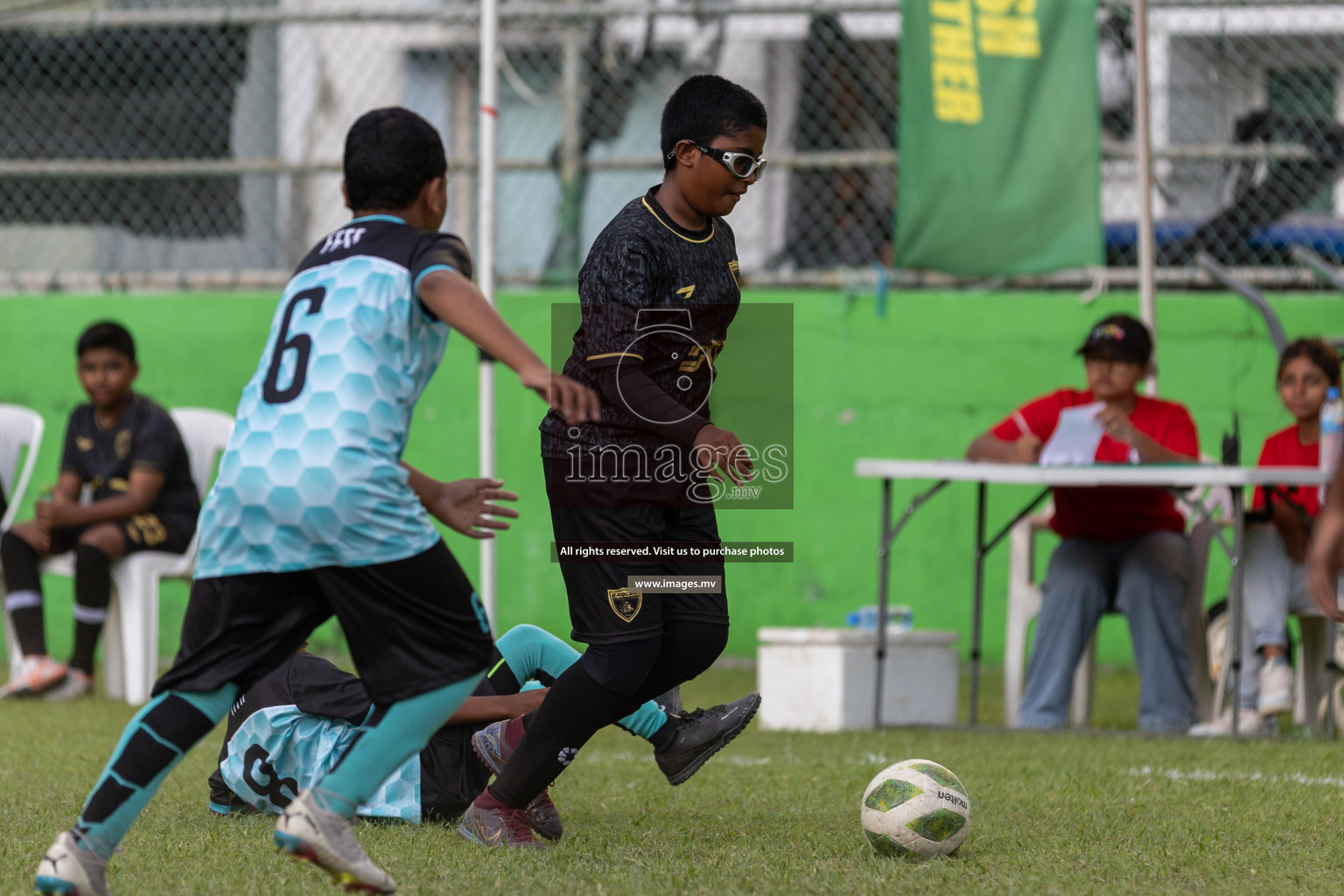 Day 1 of MILO Academy Championship 2023 (U12) was held in Henveiru Football Grounds, Male', Maldives, on Friday, 18th August 2023. Photos: Mohamed Mahfooz Moosa / images.mv