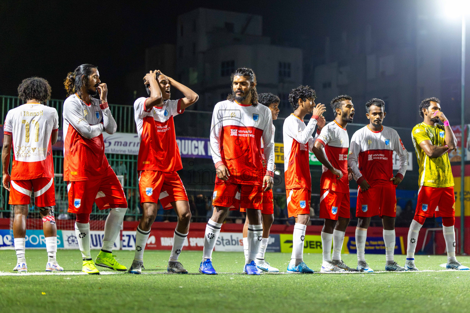 AA Mathiveri vs ADh Mahibadhoo in Zone 4 Final on Day 38 of Golden Futsal Challenge 2025 was held on Wednesday, 12th February 2025 in Hulhumale', Maldives. Photos: Abdulla Abeed / images.mv