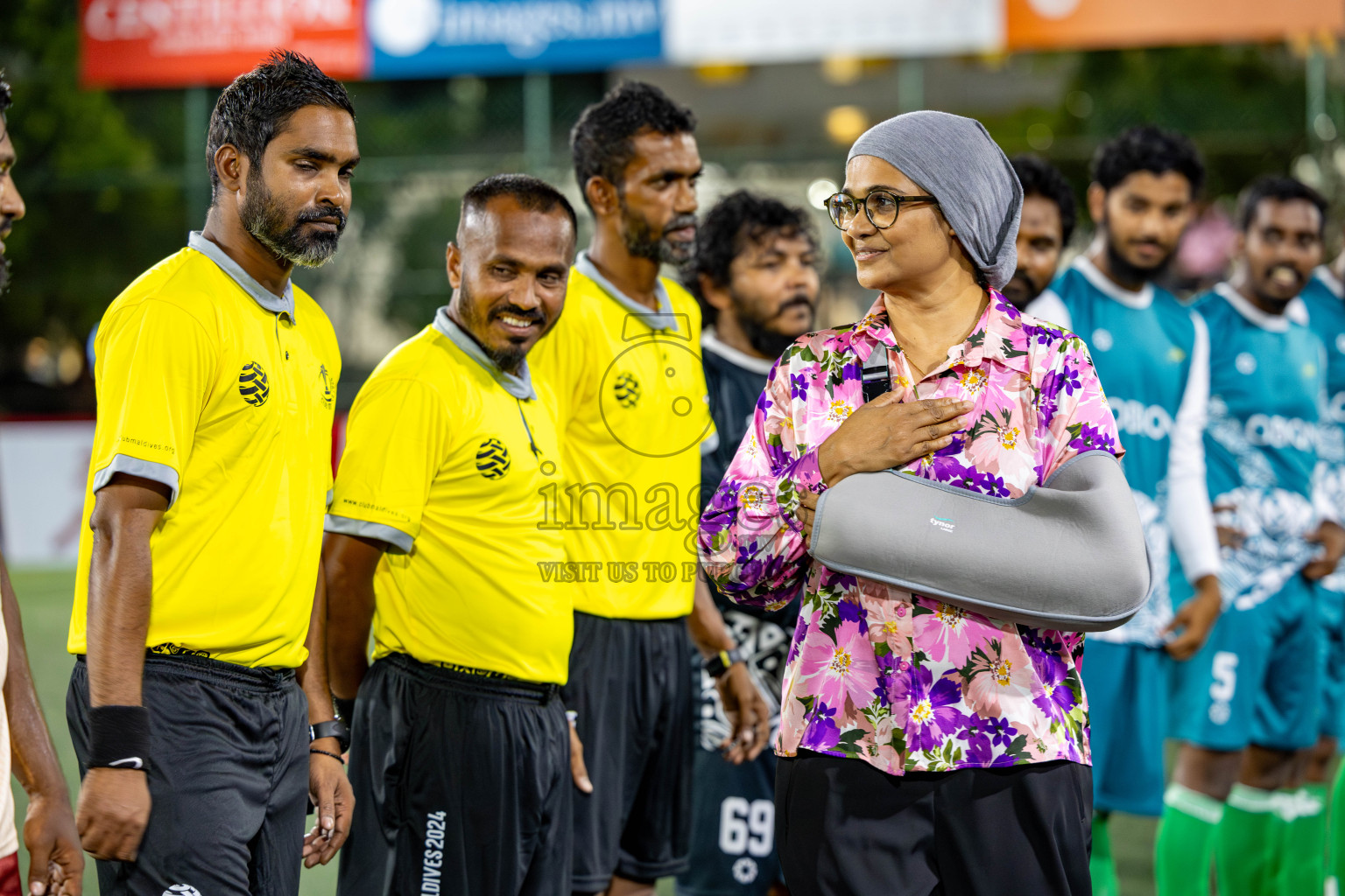 CLUB 220 vs HES CLUB Maldives Classic 2024 held in Rehendi Futsal Ground, Hulhumale', Maldives on Thursday, 12th September 2024. 
Photos: Hassan Simah / images.mv