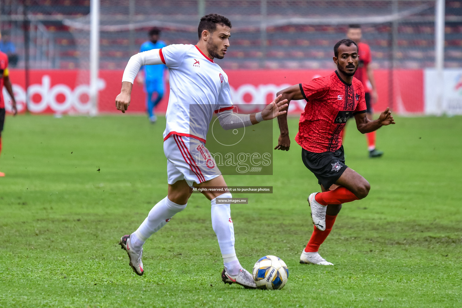 Buru Sports Club vs Club Teenage in Dhivehi Premier League Qualification 22 on 30th Aug 2022, held in National Football Stadium, Male', Maldives Photos: Nausham Waheed / Images.mv