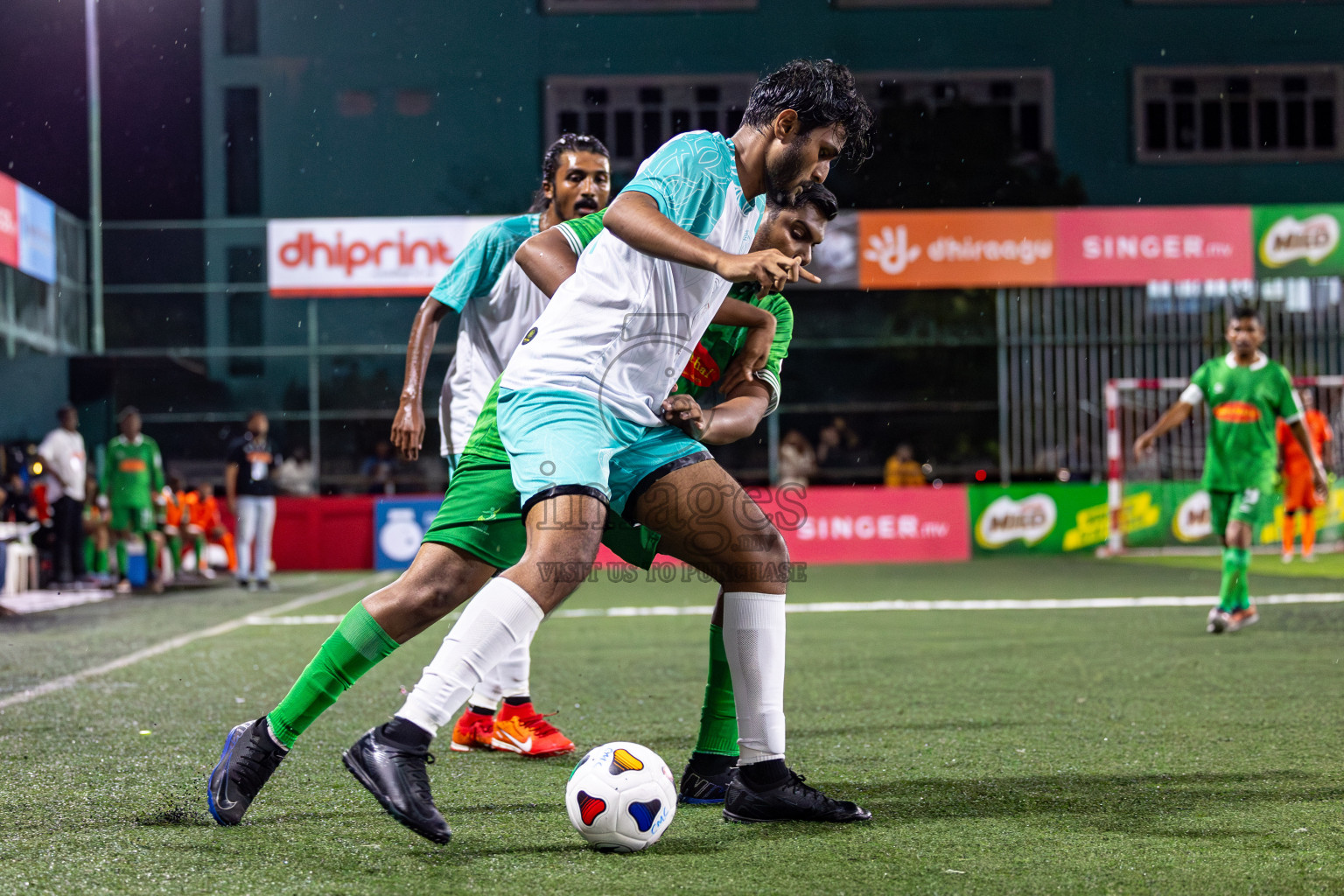 CLUB SDFC vs AGRI RC in Club Maldives Classic 2024 held in Rehendi Futsal Ground, Hulhumale', Maldives on Tuesday, 3rd September 2024. 
Photos: Mohamed Mahfooz Moosa / images.mv