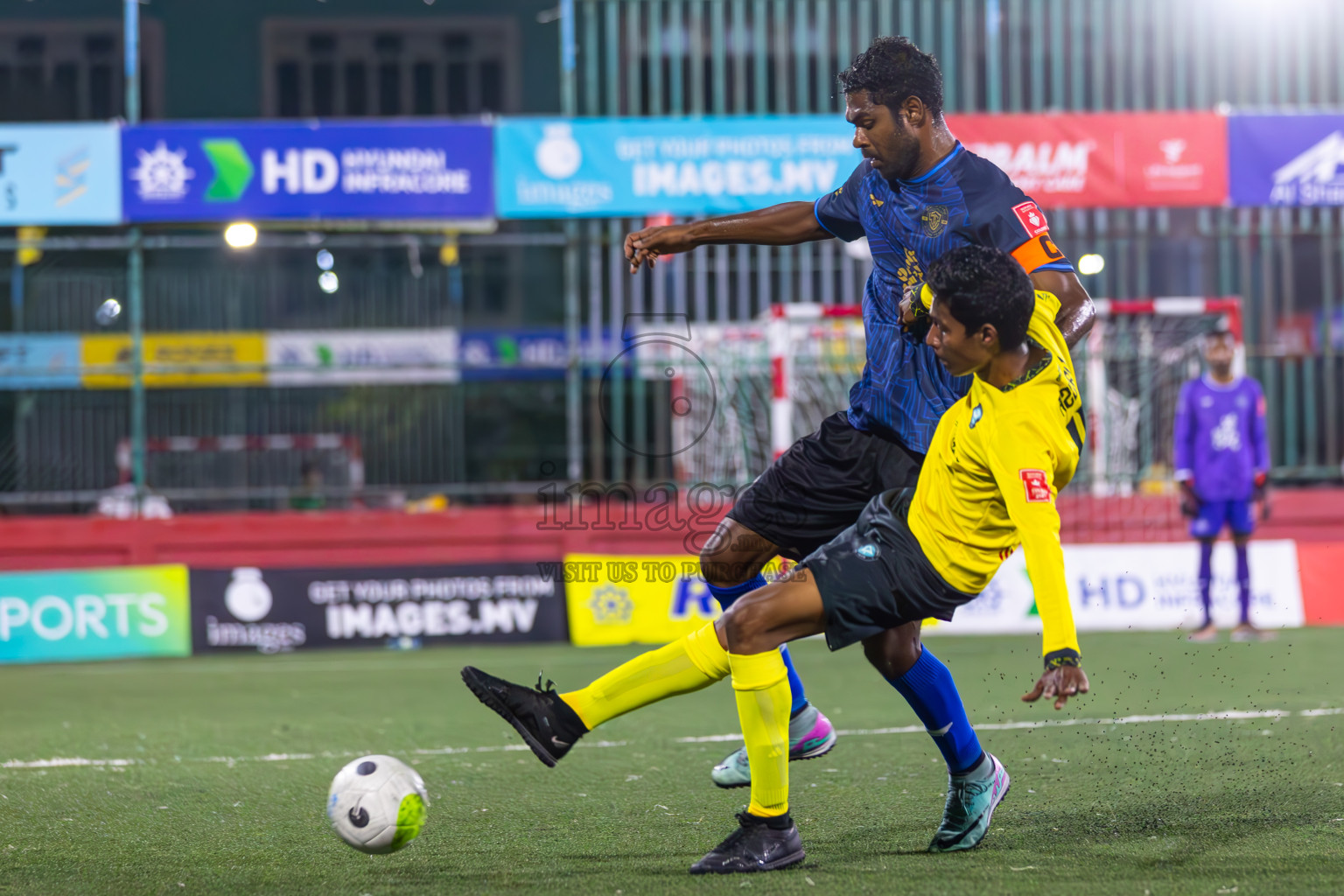 M Dhiggaru vs M Kolhufushi in Day 22 of Golden Futsal Challenge 2024 was held on Monday , 5th February 2024 in Hulhumale', Maldives
Photos: Ismail Thoriq / images.mv