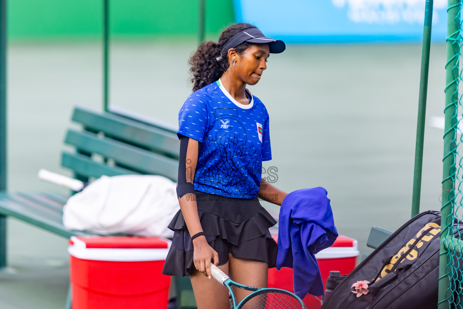 Day 7 of ATF Maldives Junior Open Tennis was held in Male' Tennis Court, Male', Maldives on Wednesday, 18th December 2024. Photos: Nausham Waheed/ images.mv
