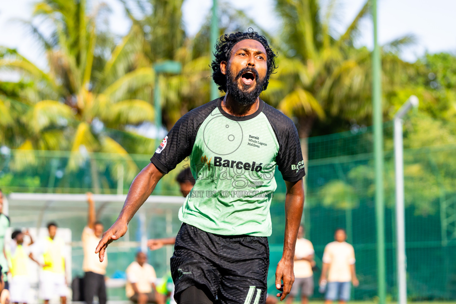 Kuramathi vs Barcelo in Day 6 of Resort League 2025 (Ari Zone) was held on Wednesday, 25th June 2025 in Conrad Maldives Rangali Island, Alif Dhaalu Atoll, Maldives. Photos: Nausham Waheed / images.mv