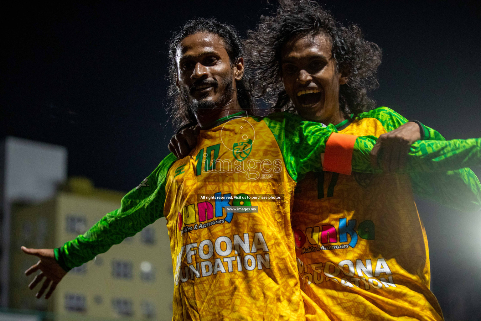 GDh. Hoandedhdhoo vs GDh. Vaadhoo in Day 12 of Golden Futsal Challenge 2023 on 16 February 2023 in Hulhumale, Male, Maldives