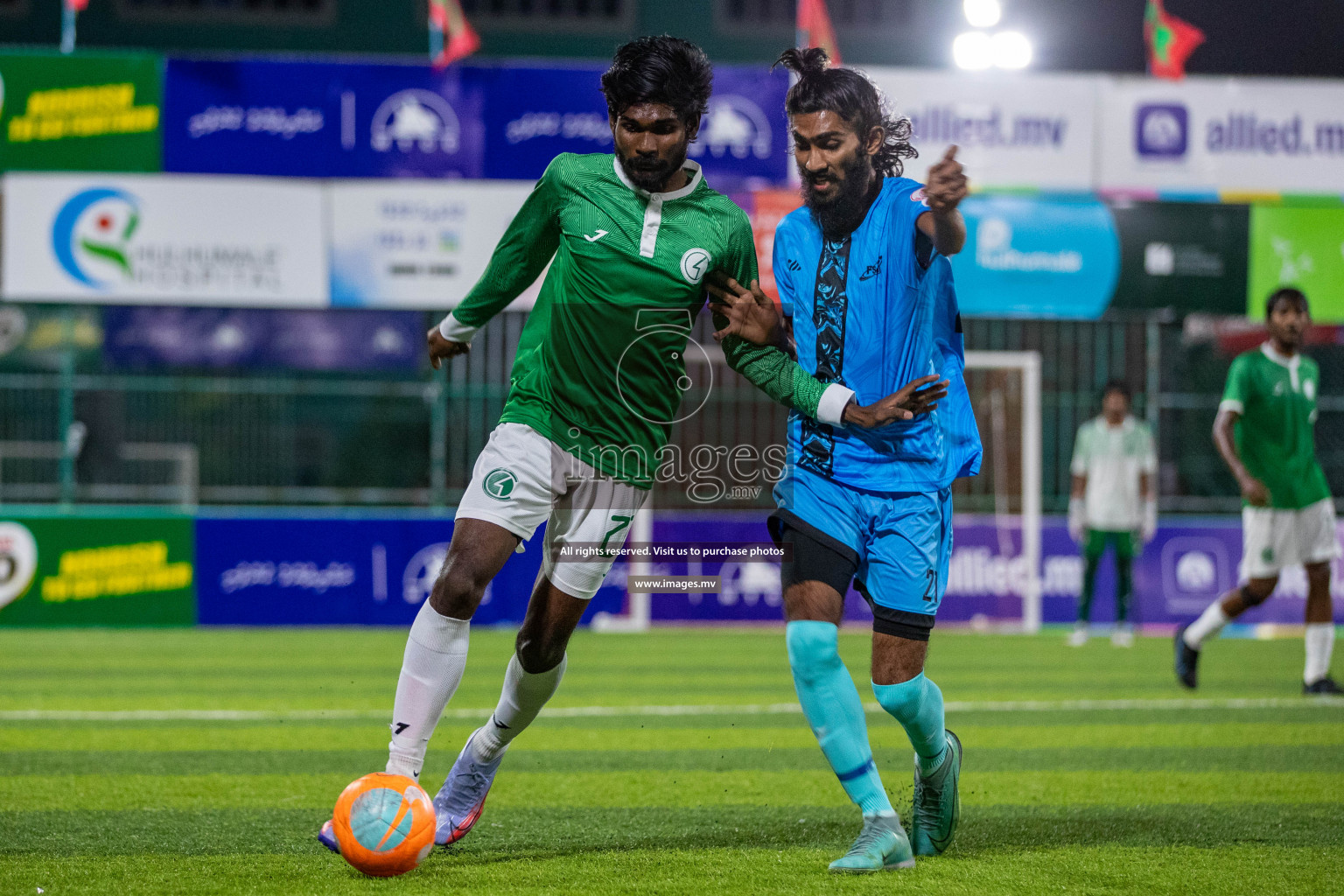 Team FSM vs Club HDC in the Quarter Finals of Club Maldives 2021 held at Hulhumale;, on 12th December 2021 Photos: Ismail Thoriq / images.mv