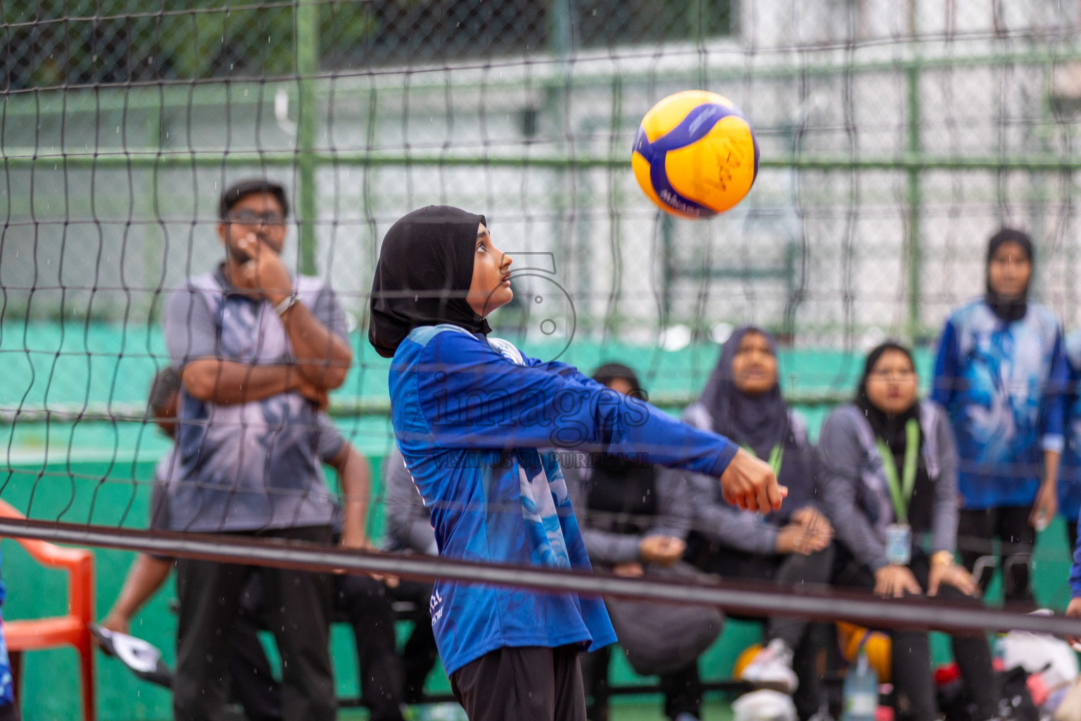 Day 9 of Interschool Volleyball Tournament 2024 was held in Ekuveni Volleyball Court at Male', Maldives on Saturday, 30th November 2024. Photos: Mohamed Mahfooz Moosa / images.mv