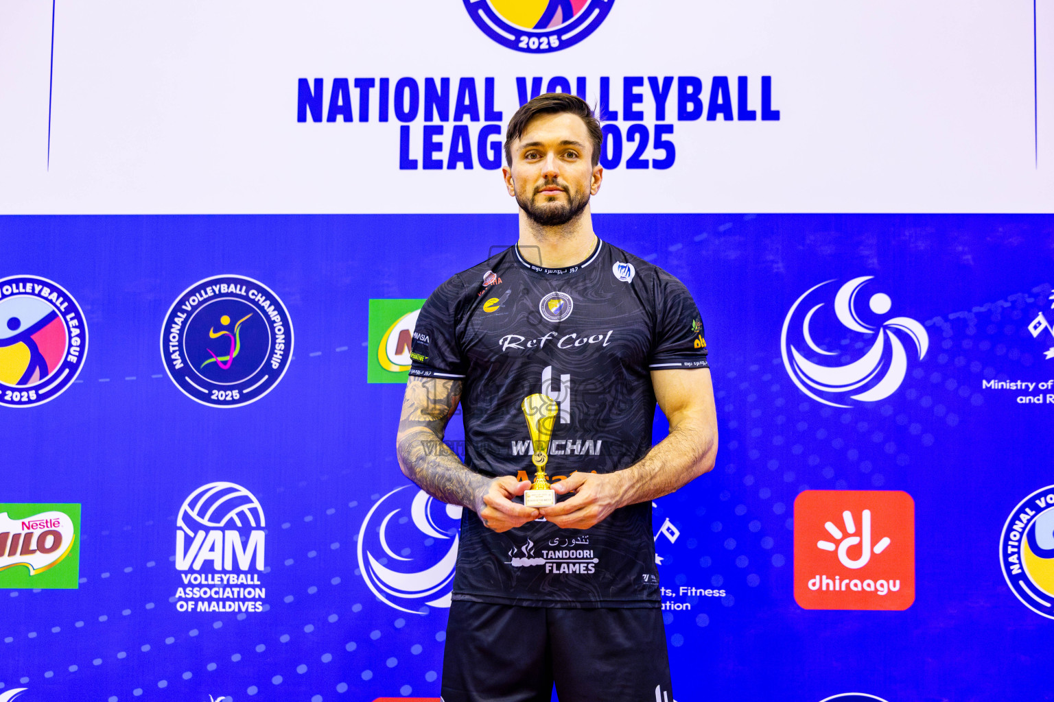 Dhivehi Sifainge Club vs Club HDC in the Final of MILO VAM Cup 2025 held in Male', Maldives on Wednesday, 2nd July 2025 at Social Center Indoor Hall Photos By: Nausham Waheed / images.mv