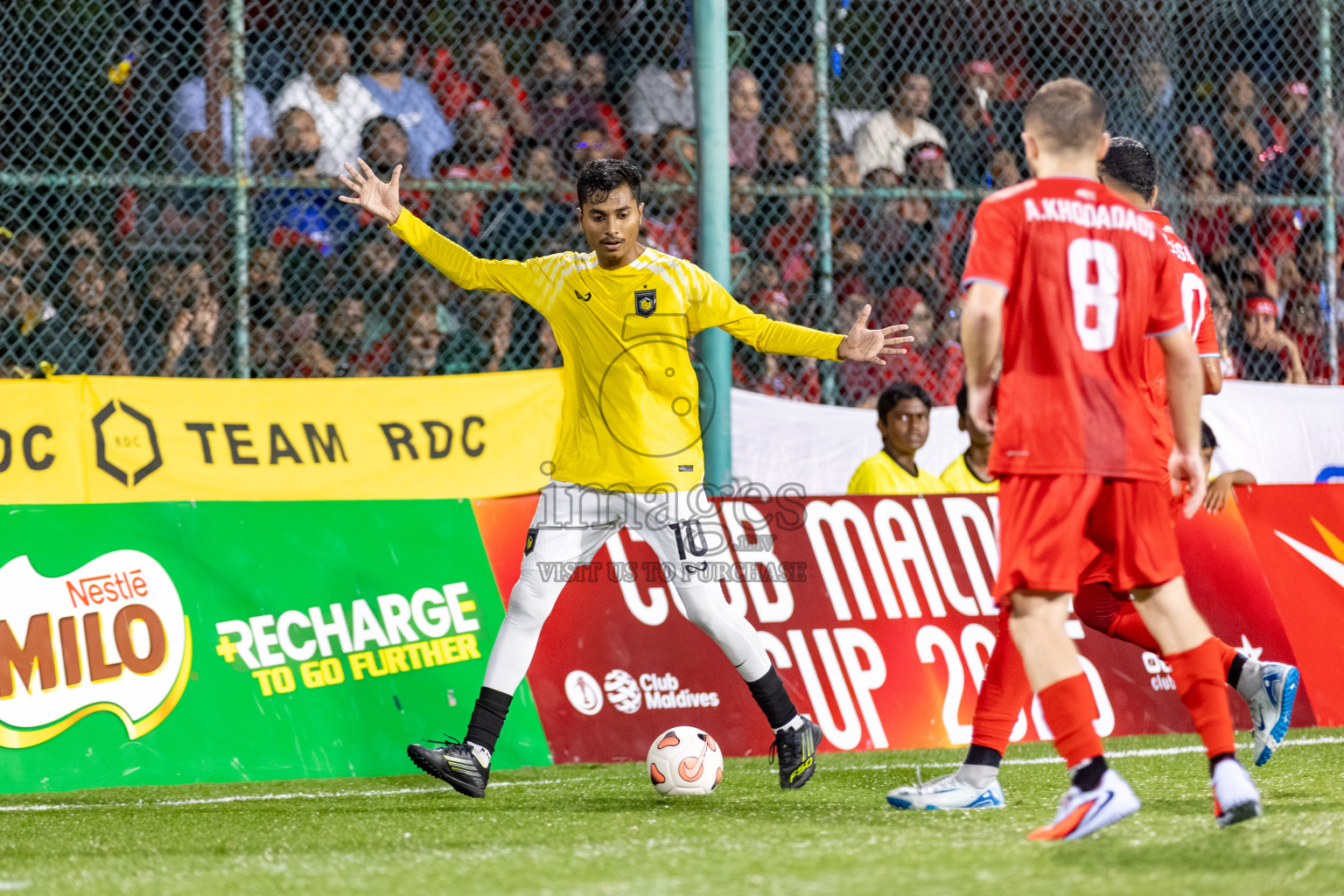 RRC vs STO RC in the Finals of Club Maldives Cup 2025 was held in Rehendhi Futsal Ground, Hulhumale', Maldives on Saturday, 25th October 2025. 
Photos: Hassan Simah / images.mv