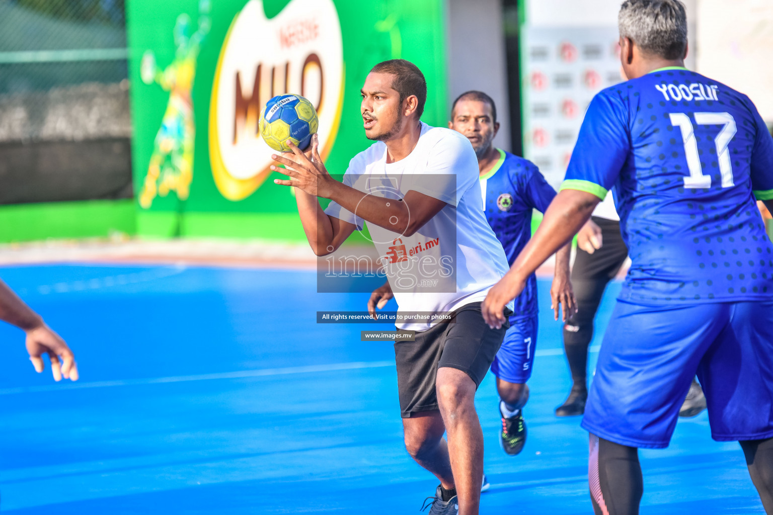 Day 7 of MILO 6th Inter Office Handball Tournament 2022 Photos by Nausham waheed