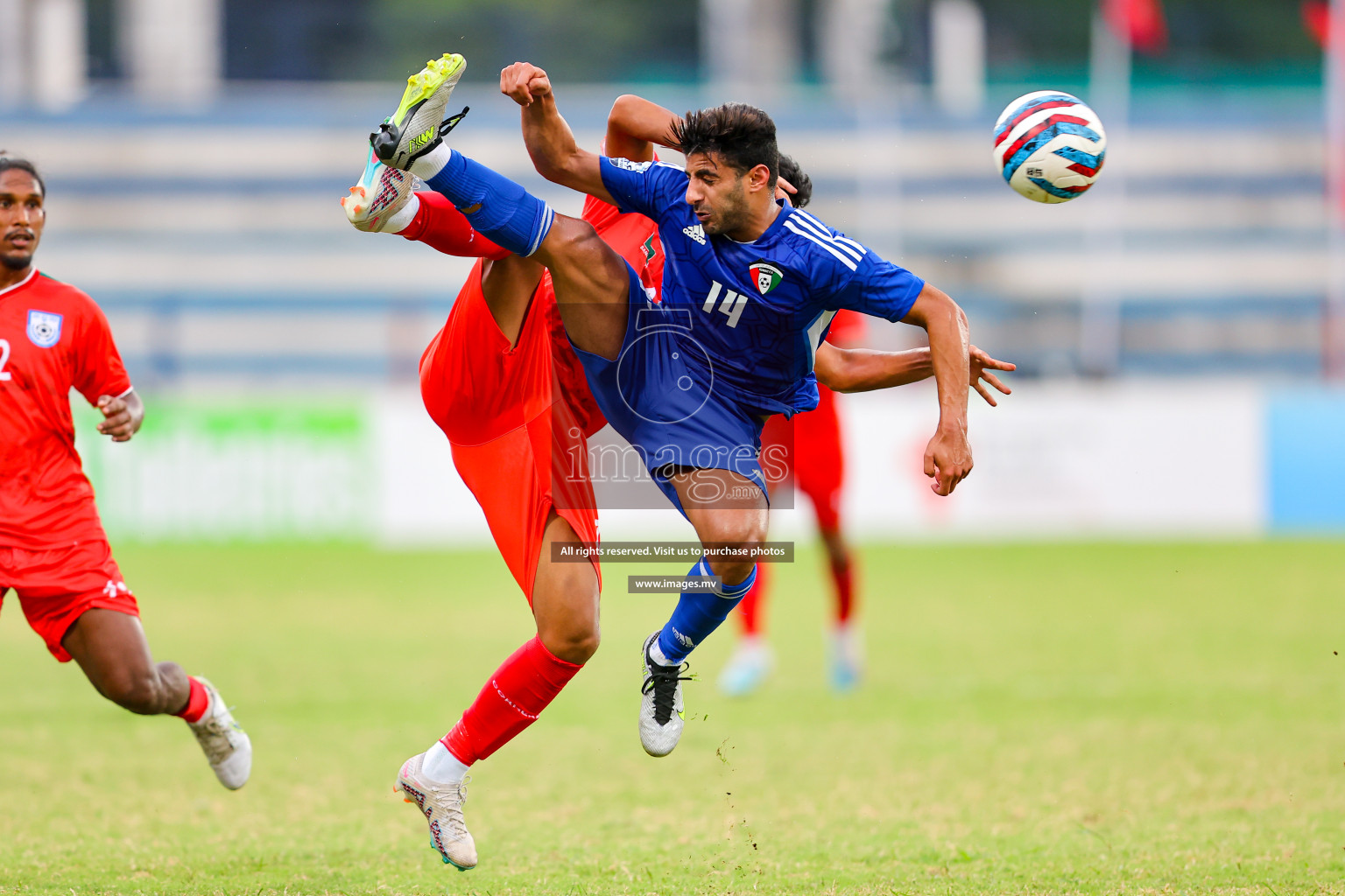 Kuwait vs Bangladesh in the Semi-final of SAFF Championship 2023 held in Sree Kanteerava Stadium, Bengaluru, India, on Saturday, 1st July 2023. Photos: Nausham Waheed, Hassan Simah / images.mv