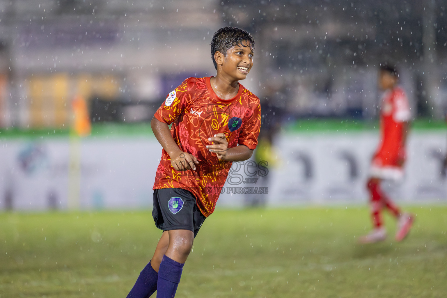 SUS vs Huriyya (U12) in Dhivehi Youth League 2024 - Day 2. Matches held at Henveiru Stadium on 22nd November 2024 , Friday. Photos: Shuu Abdul Sattar/ Images.mv