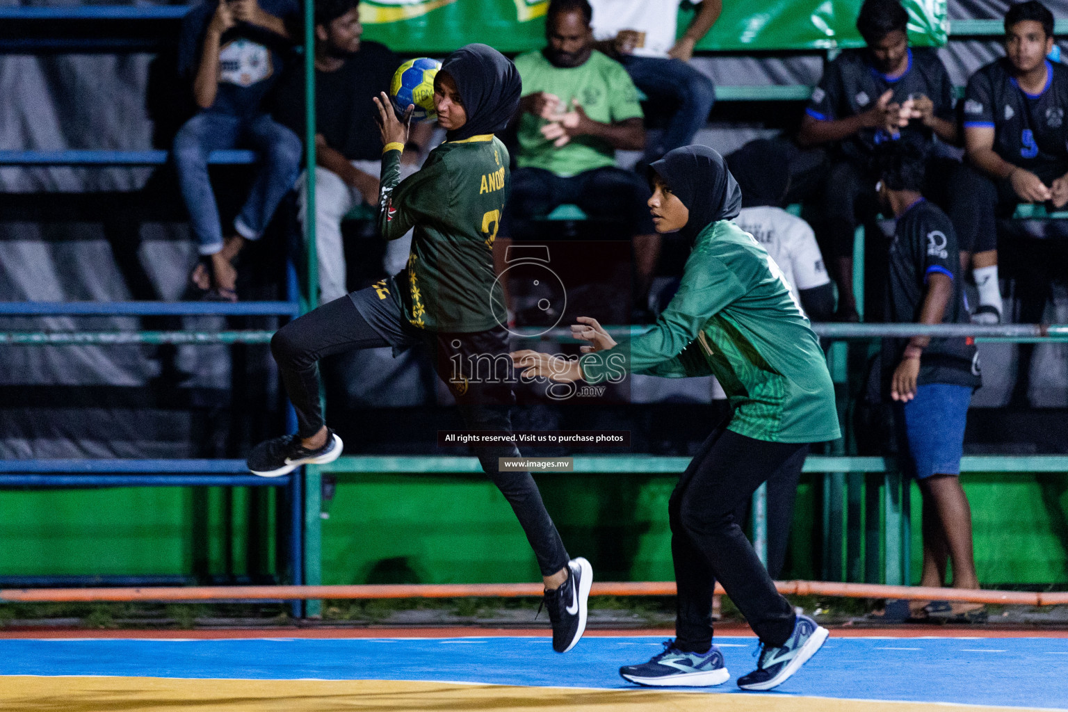 Day 10 of 6th MILO Handball Maldives Championship 2023, held in Handball ground, Male', Maldives on 29th May 2023 Photos: Shuu Abdul Sattar/ Images.mv