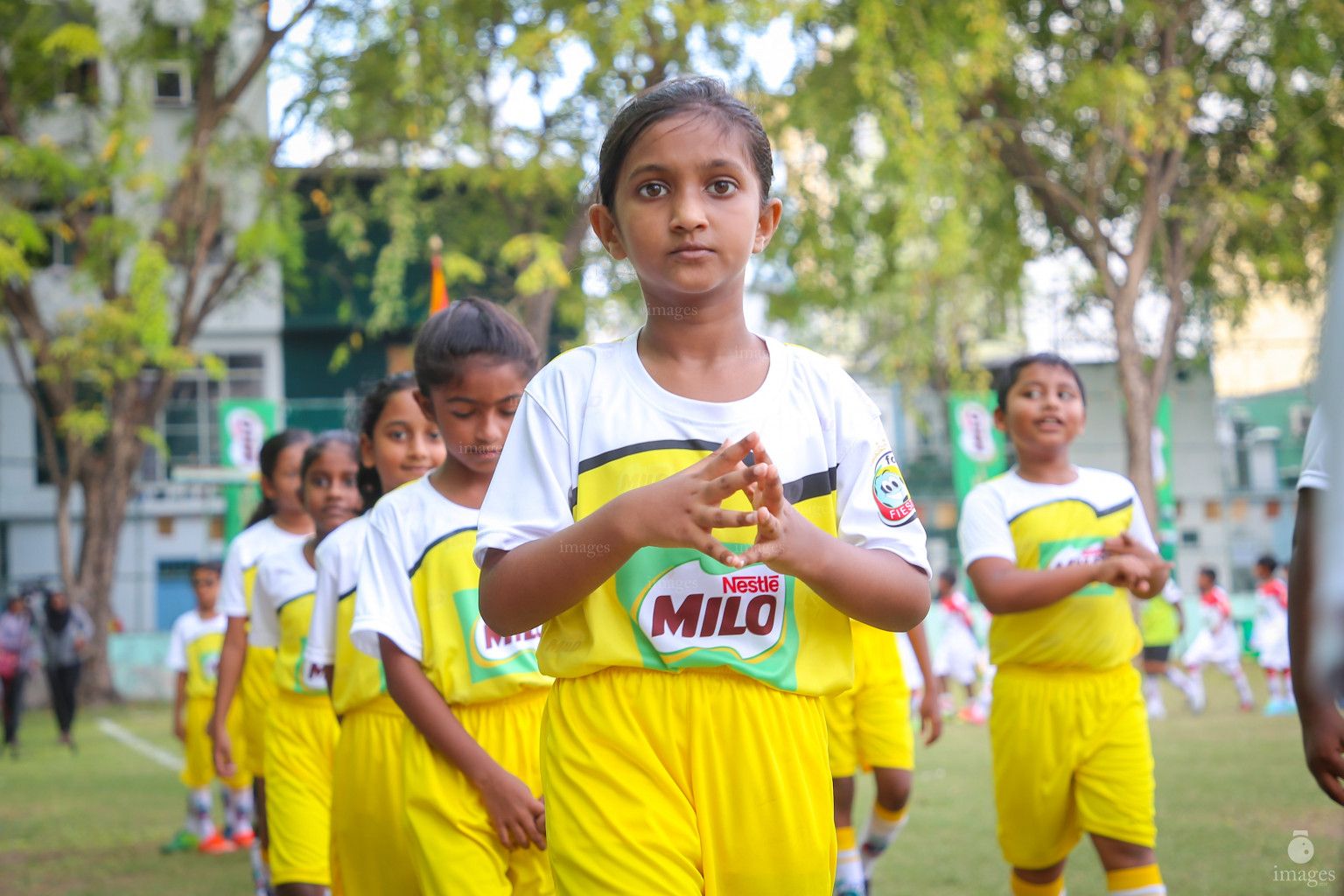 Opening Ceremony of Milo Kids Football Fiesta in Henveiru Grounds in Male', Maldives, Wednesday, Fe20uary 19th 2019 (Images.mv Photo/Ismail Thoriq)