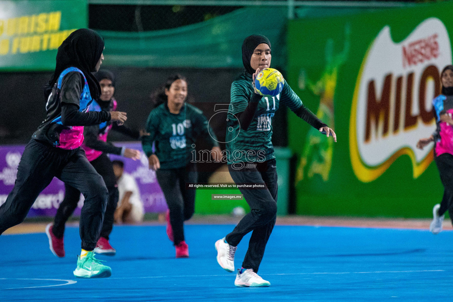 Day 7 of 6th MILO Handball Maldives Championship 2023, held in Handball ground, Male', Maldives on Friday, 26th May 2023 Photos: Nausham Waheed/ Images.mv