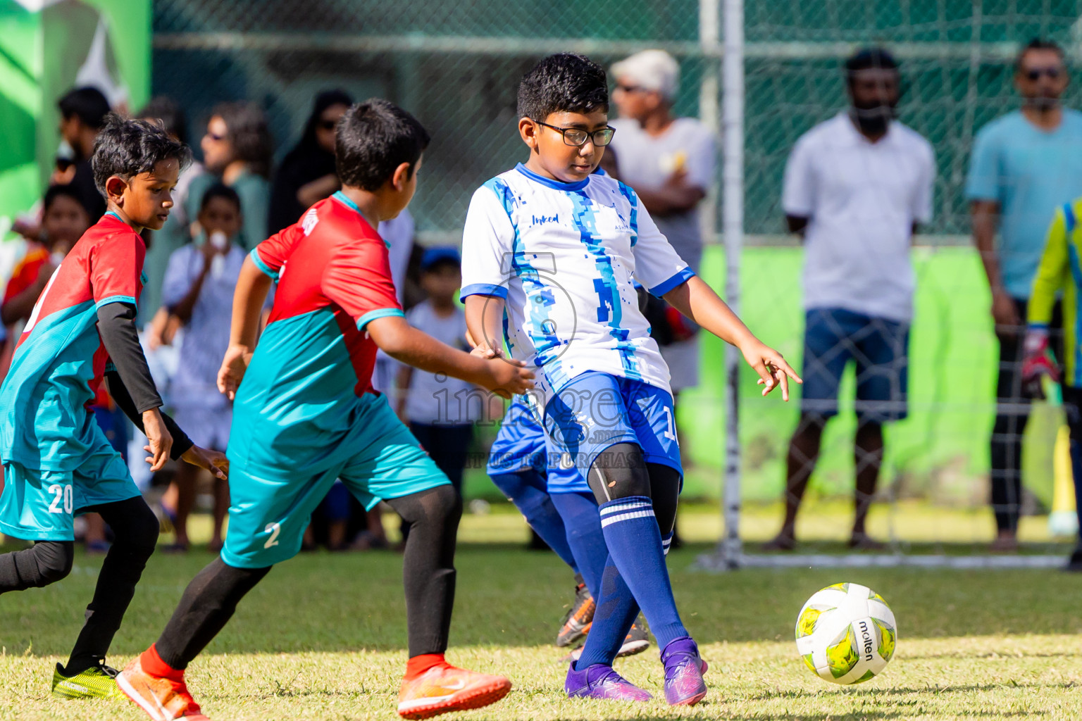 Day 1 of MILO Academy Championship 2025 (U-12) was held at Henveiru Stadium in Male', Maldives on Thursday, 1st May 2025. Photos: Nausham Waheed / images.mv