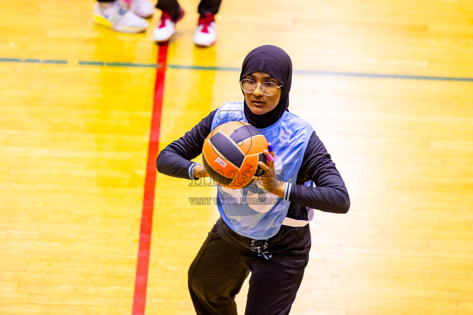 Day 12 of 25th Inter-School Netball Tournament was held in Social Center at Male', Maldives on Thursday, 22nd August 2024. Photos: Nausham Waheed / images.mv