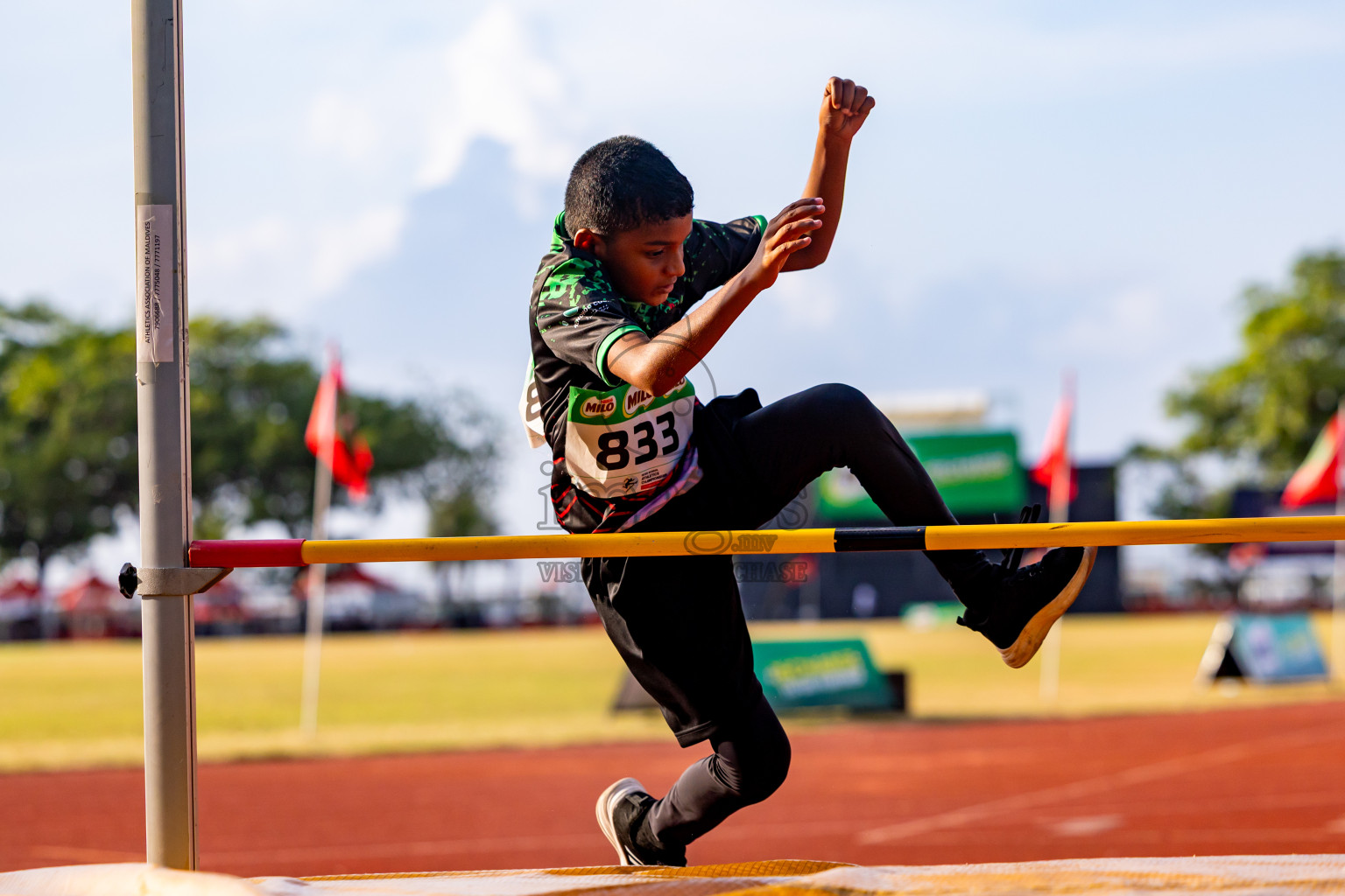 Day 3 of Inter-school Athletics Championship 2025 held in Ekuveni Synthetic Track, Male', Maldives on Wednesday, 08th October 2025. Photos by: Nausham Waheed / Images.mv