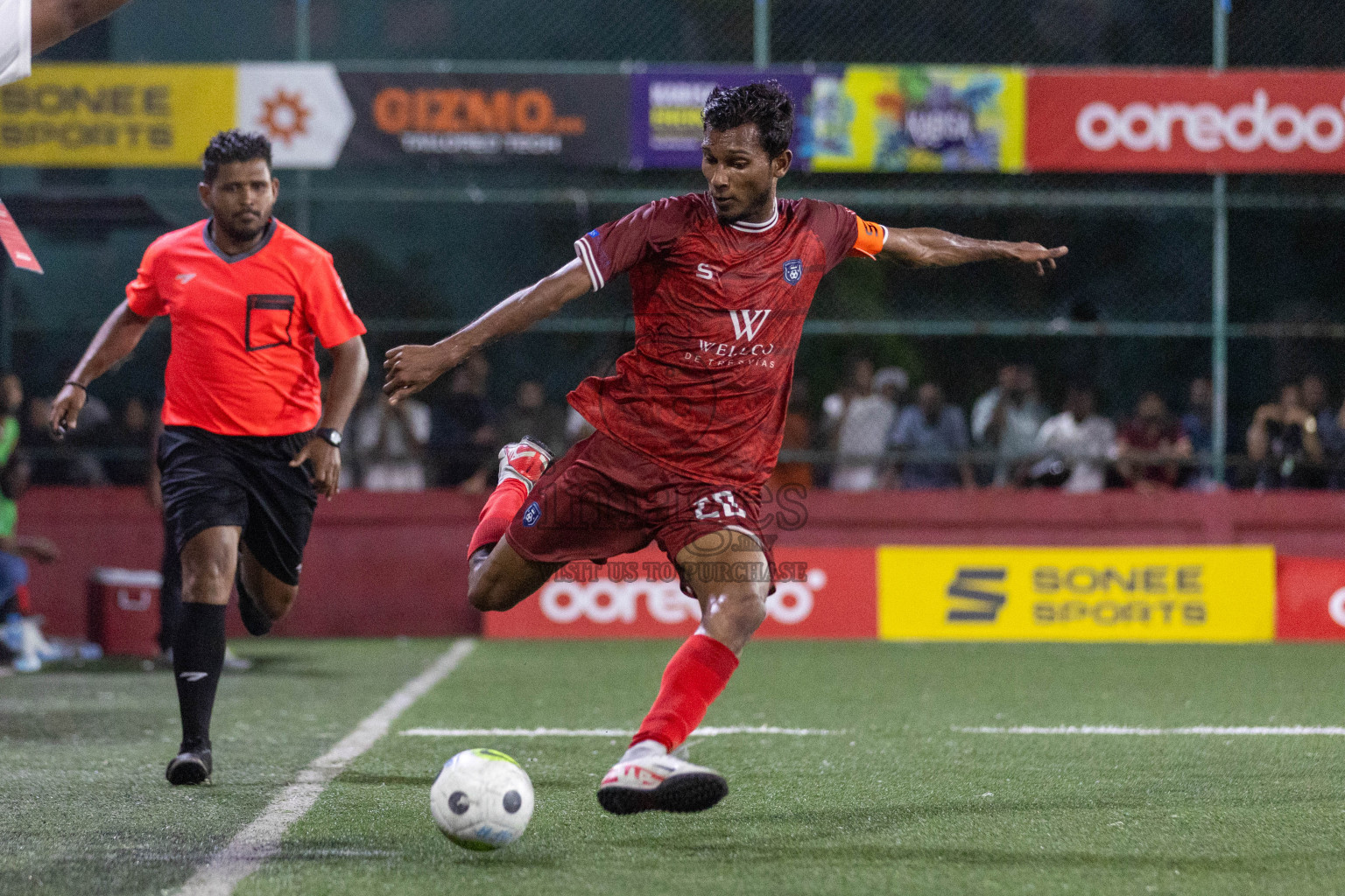 GA Dhevvadhoo vs GA Kanduhulhudhoo in Day 10 of Golden Futsal Challenge 2024 was held on Tuesday, 23rd January 2024, in Hulhumale', Maldives Photos: Nausham Waheed / images.mv