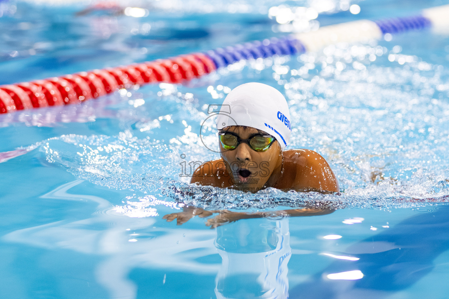 Day 4 of BML 6th National Kids Swimming Kids Festival 2025 held in Hulhumale', Maldives on Thursday, 6th November 2024. Photos: Hassan Simah / images.mv