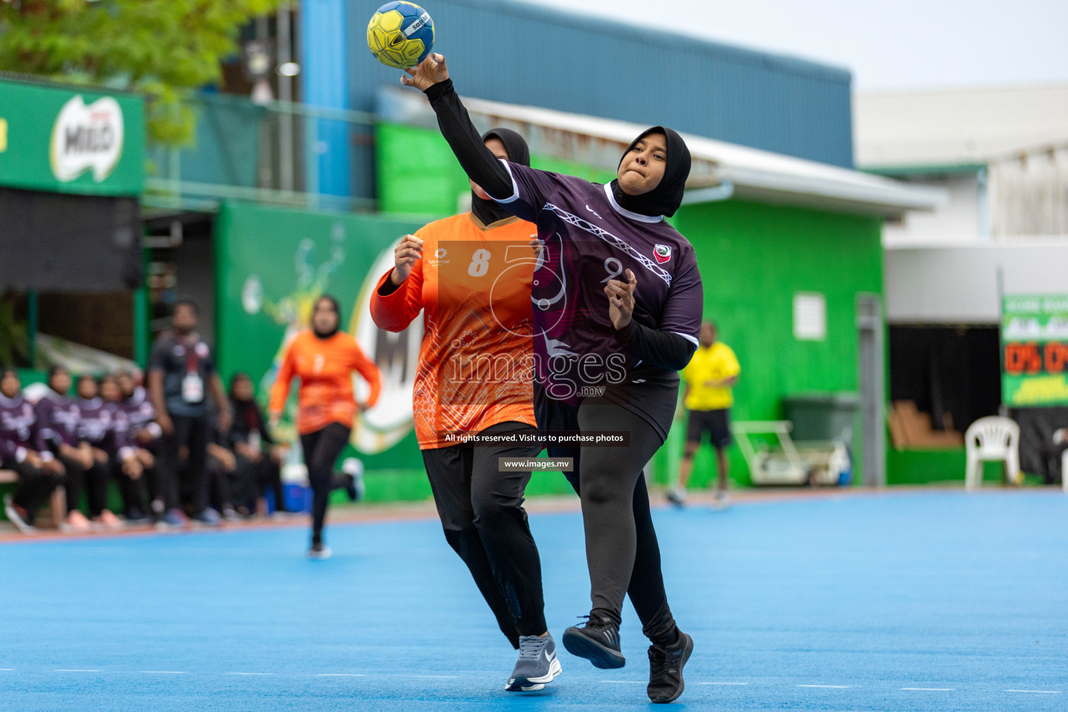 Day 5 of 7th Inter-Office/Company Handball Tournament 2023, held in Handball ground, Male', Maldives on Tuesday, 19th September 2023 Photos: Nausham Waheed/ Images.mv