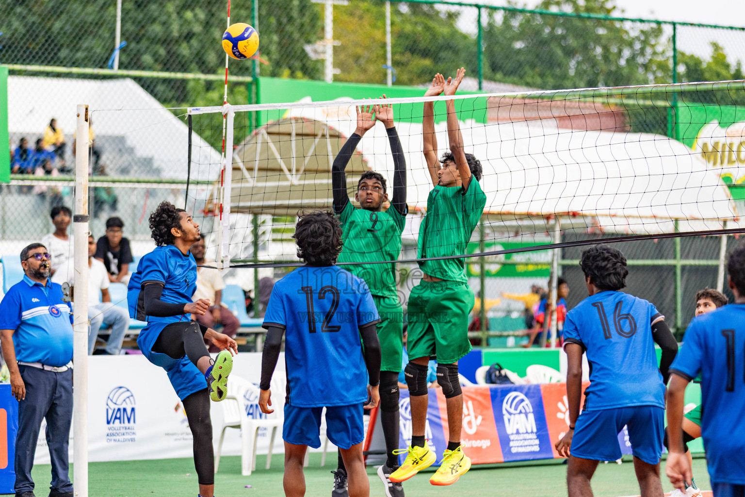 Milo National Junior Volleyball Championship 2025 Day 1 was held on Saturday, 22nd November 2025 at Ekuveni Turf Court Male', Maldives. Photos: Areef Adam / images.mv