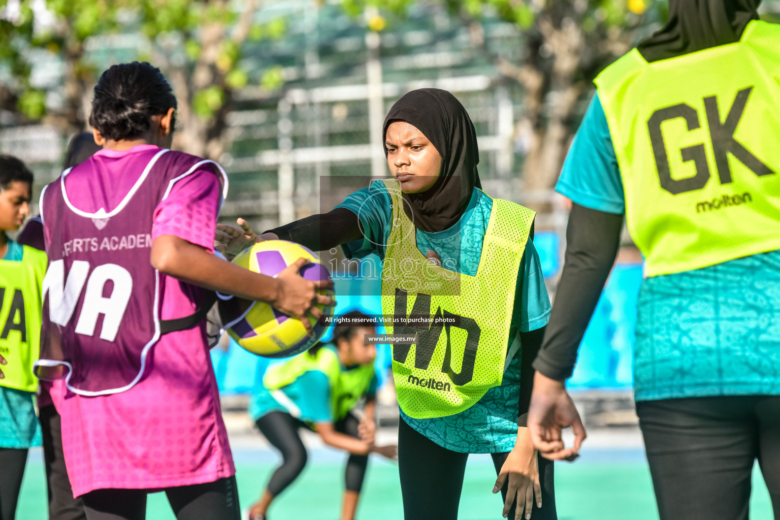 Day 5 of Junior Netball Championship 2022 on 9th March 2022 held in Male', Maldives. Photos by Nausham Waheed