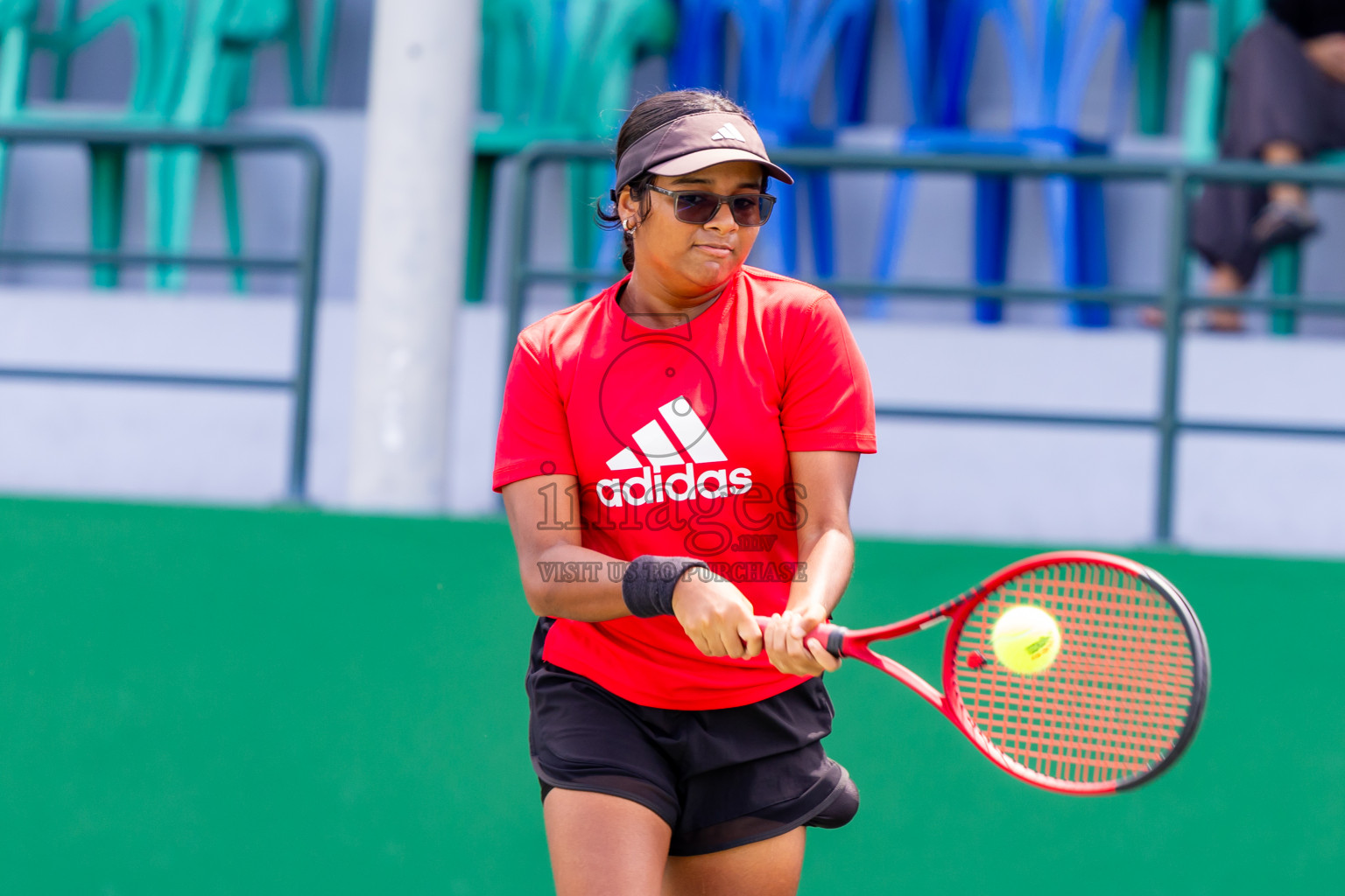 Day 2 of ATF Maldives Junior Open Tennis was held in Male' Tennis Court, Male', Maldives on Tuesday, 10th December 2024. Photos: Nausham Waheed / images.mv