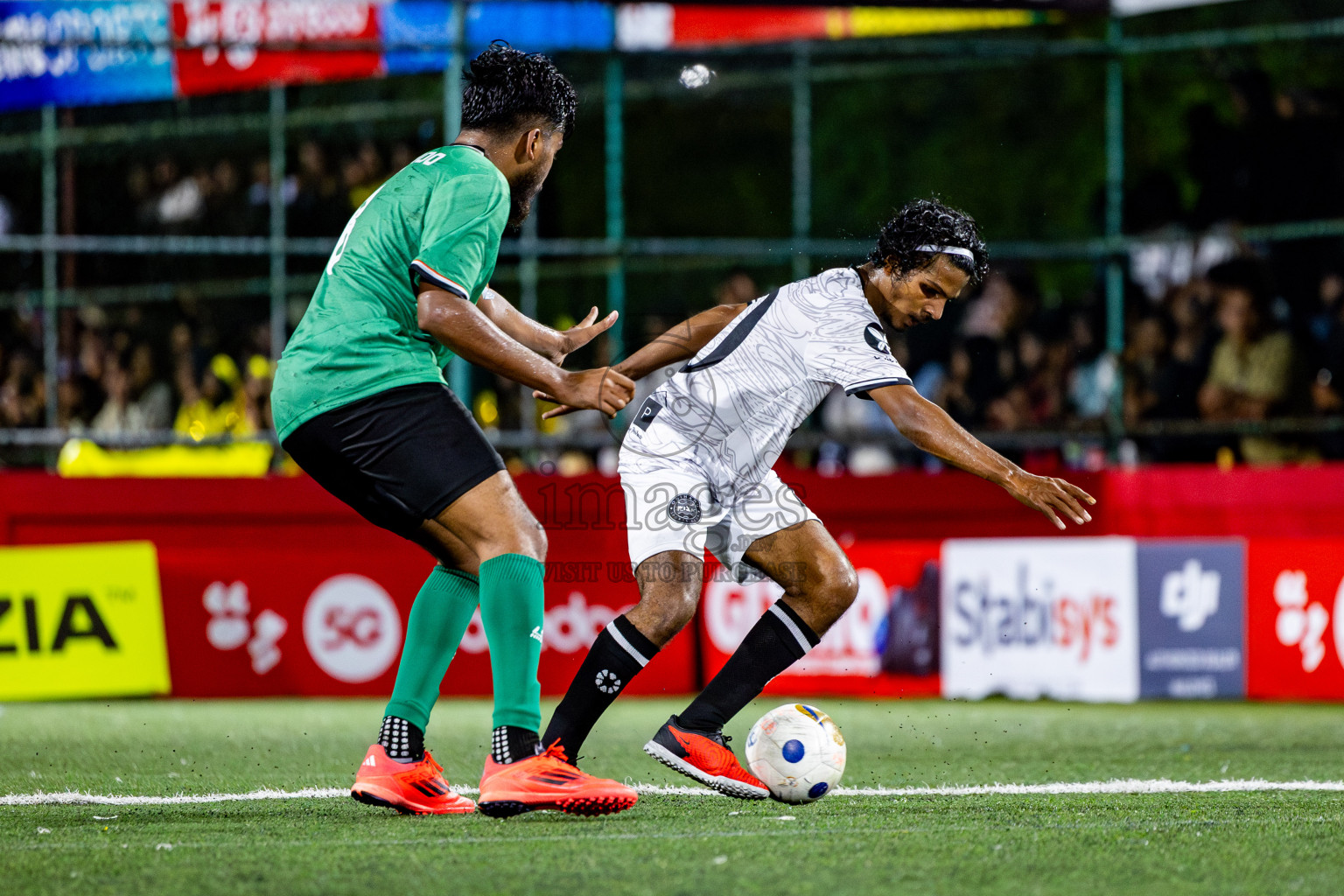 GDh Madaveli VS GDh Thinadhoo in Day 7 of Golden Futsal Challenge 2025 was held on Saturday, 11th January 2025, in Hulhumale', Maldives Photos: Nausham Waheed / images.mv