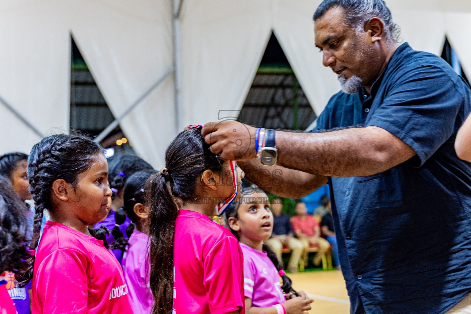 Day 3 of Milo 5 x 5 Junior Challenge 2025 - Basketball tournament held in Basketball Training Center, Male', Maldives on Saturday, 11th October 2025. Photos by: Nausham Waheed, Areef Adam / Images.mv