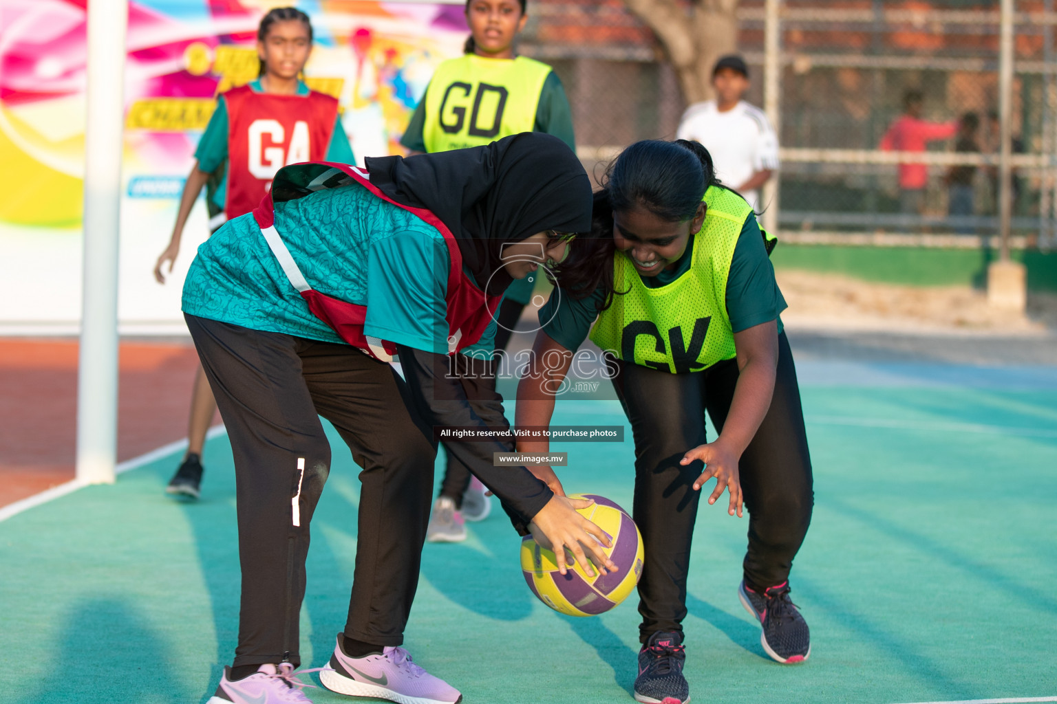 Day 7 of Junior Netball Championship 2022 on 11th March 2022 held in Male', Maldives. Photos by Nausham Waheed & Hassan Simah