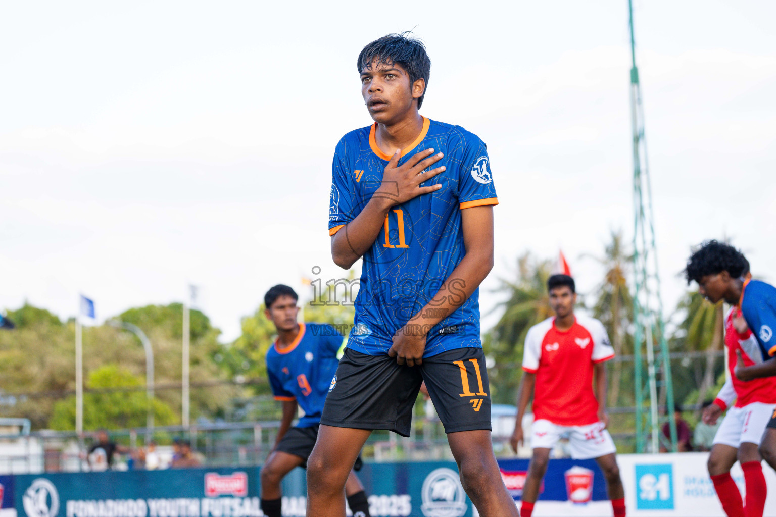 Best VS Youth Academy in Day 3 - Fonadhoo Youth Futsal Challenge 2025 held in Fonadhoo Futsal Stadium, L. Fonadhoo, Maldives on Tuesday, 28th October 2025 Photos: Arif Rasheed / images.mv