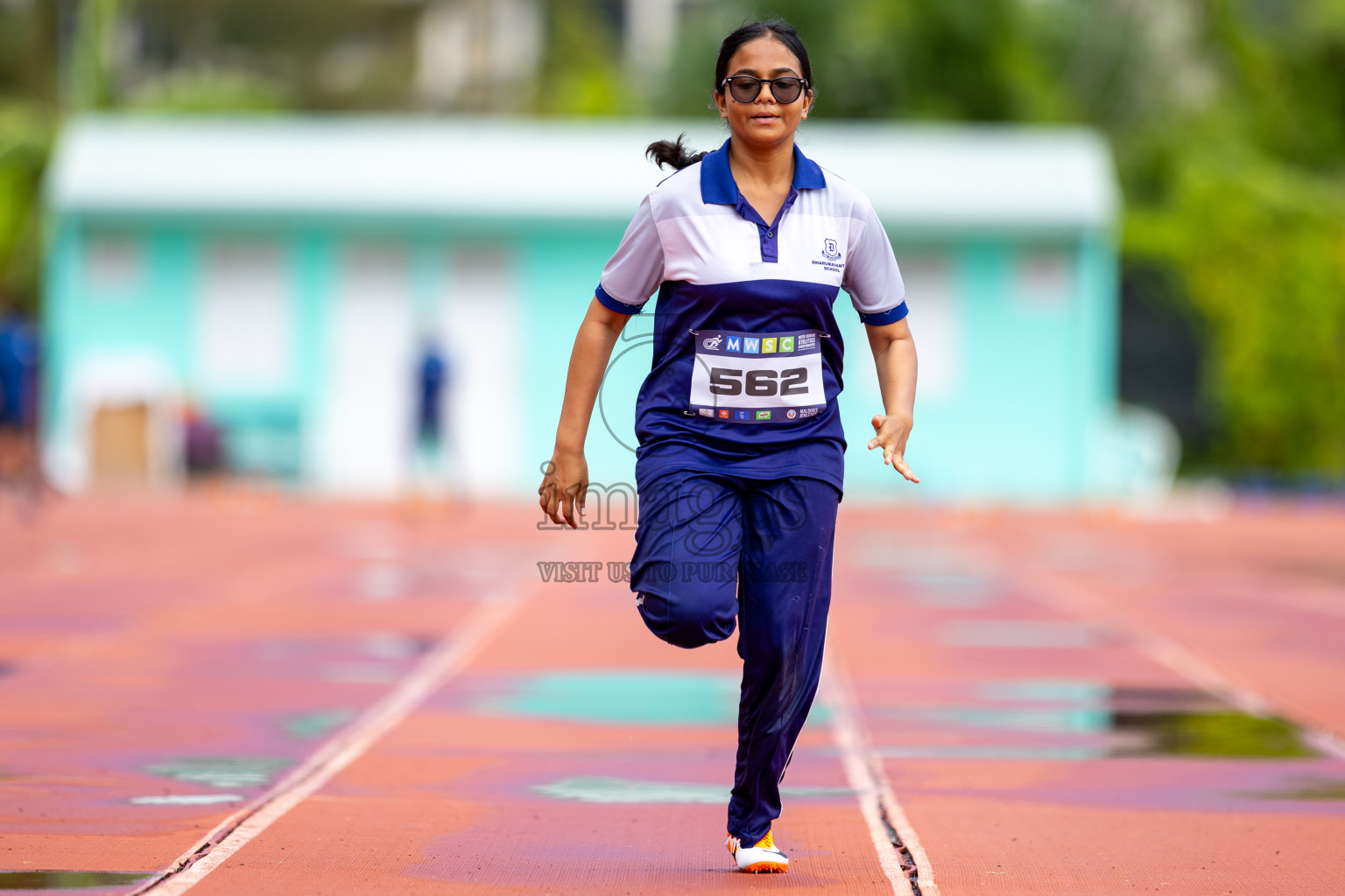 Day 1 of MWSC Interschool Athletics Championships 2024 held in Hulhumale Running Track, Hulhumale, Maldives on Saturday, 9th November 2024. 
Photos by: Ismail Thoriq / images.mv