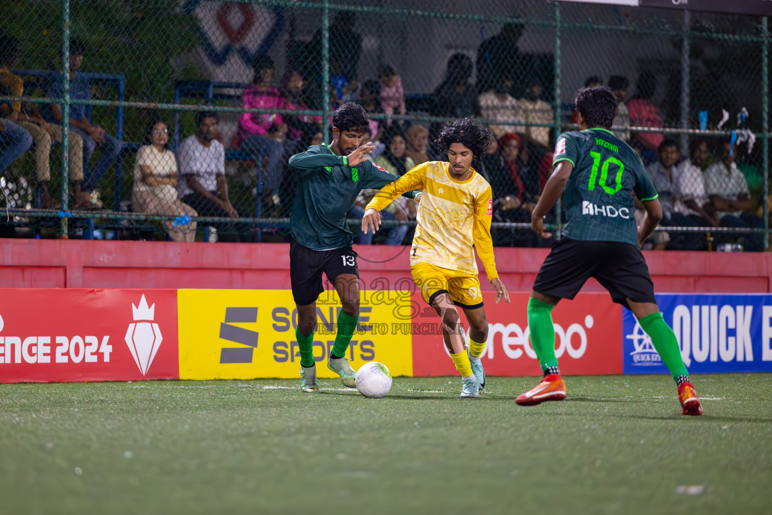 Hulhumale vs Maafannu on Day 36 of Golden Futsal Challenge 2024 was held on Wednesday, 21st February 2024, in Hulhumale', Maldives
Photos: Ismail Thoriq, / images.mv