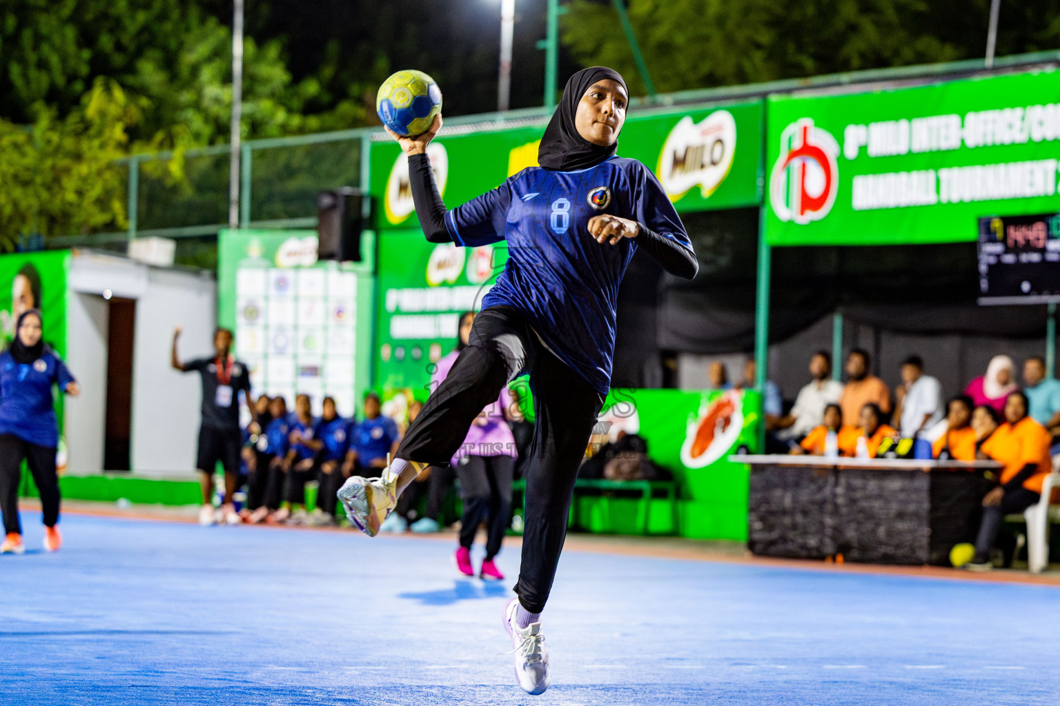 2nd Division Final of 8th Inter-Office/Company Handball Tournament 2024, held in Handball ground, Male', Maldives on Tuesday, 17th September 2024 Photos: Nausham Waheed/ Images.mv