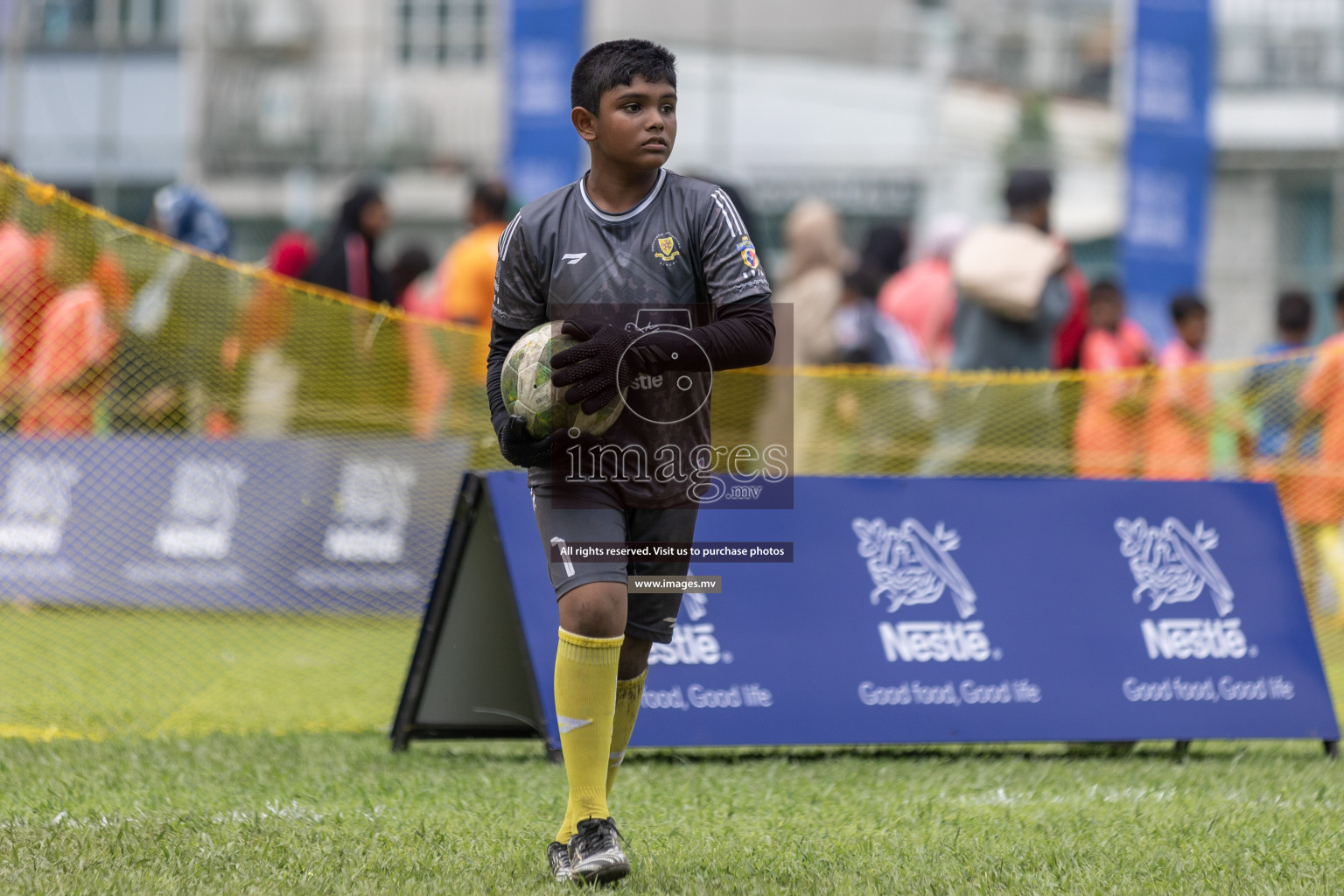 Day 1 of Nestle kids football fiesta, held in Henveyru Football Stadium, Male', Maldives on Wednesday, 11th October 2023 Photos: Shut Abdul Sattar/ Images.mv