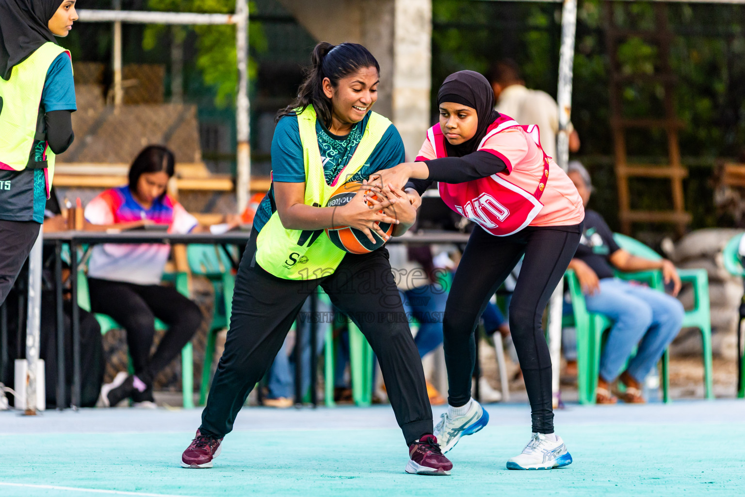 Day 4 of 23rd Netball Association Championship was held in Ekuveni Netball Court at Male', Maldives on Wednesday, 1st May 2024. Photos: Nausham Waheed / images.mv