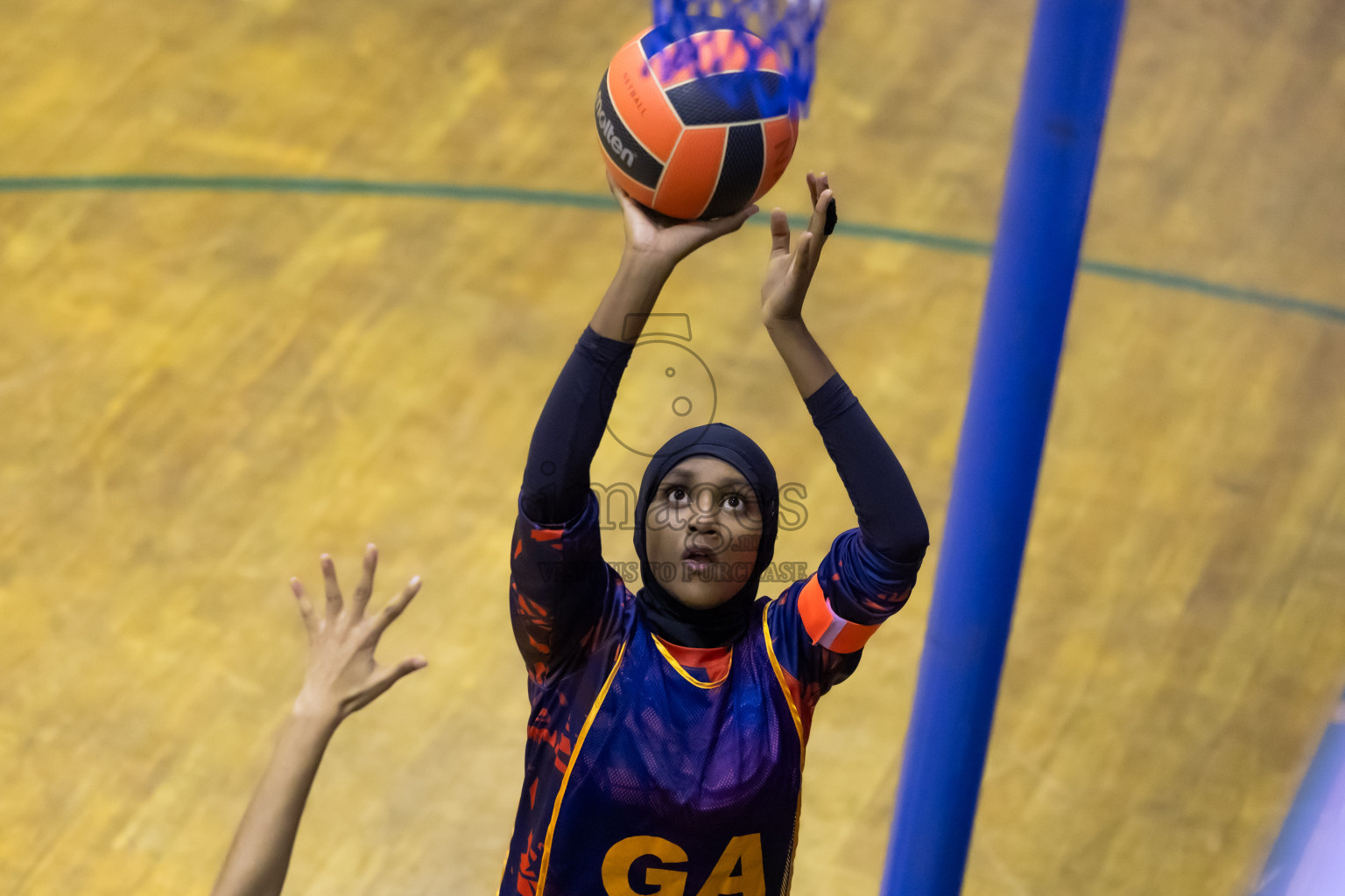 Day 11 of 25th Inter-School Netball Tournament was held in Social Center at Male', Maldives on Wednesday, 21st August 2024.