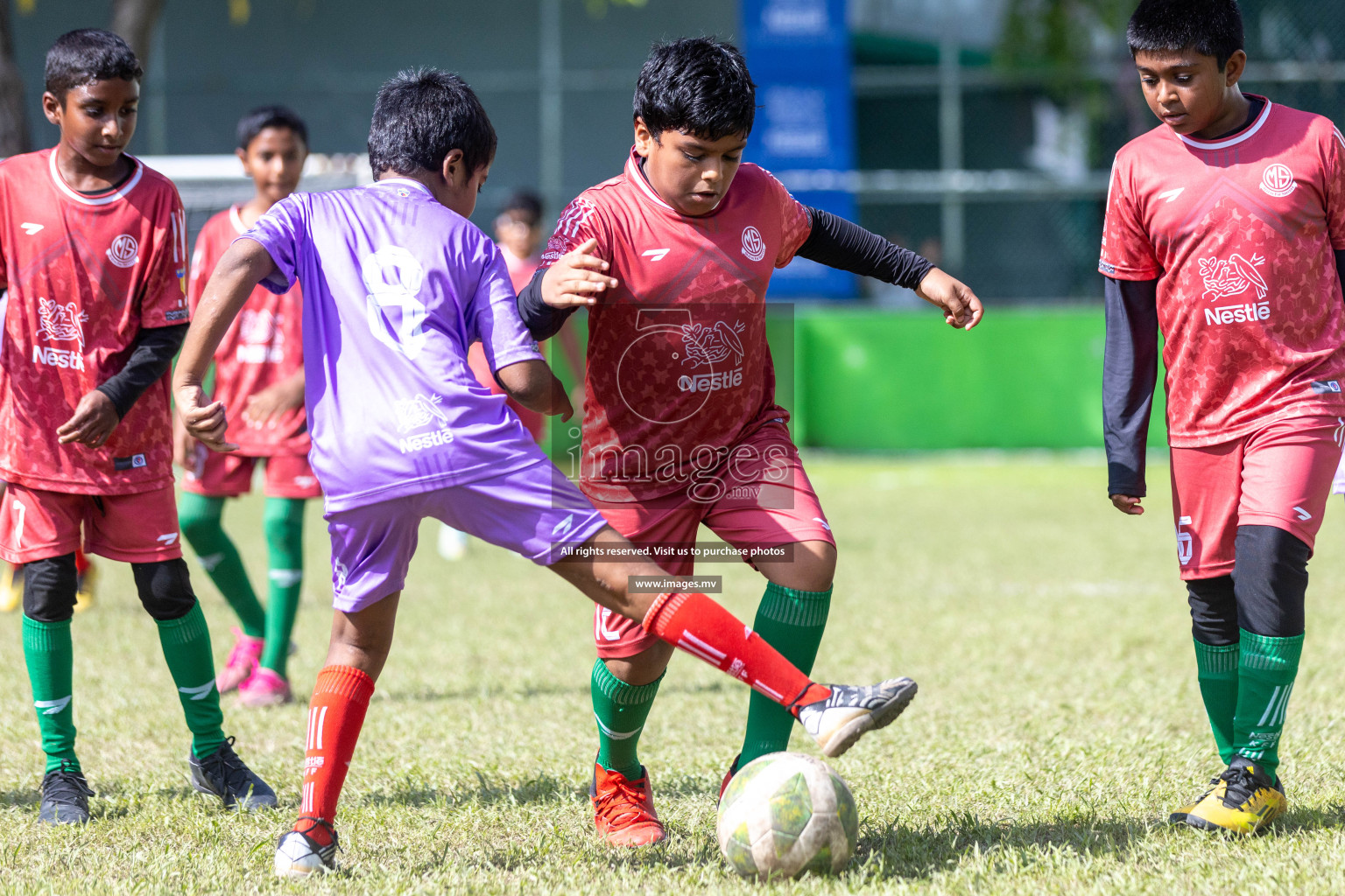 Day 3 of Nestle Kids Football Fiesta, held in Henveyru Football Stadium, Male', Maldives on Friday, 13th October 2023 Photos: Nausham Waheed/ images.mv