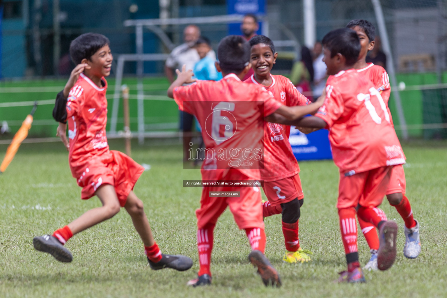 Day 2 of Nestle kids football fiesta, held in Henveyru Football Stadium, Male', Maldives on Thursday, 12th October 2023 Photos: Shuu Abdul Sattar / mages.mv