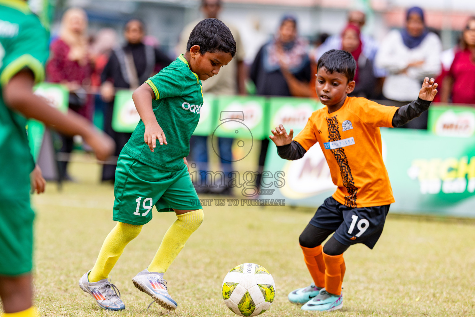 Day 1 of MILO SVAM Juniors 2025 (U-8) was held at Henveiru Stadium in Male', Maldives on Thursday, 26th June 2025. 
Photos: Hassan Simah / images.mv