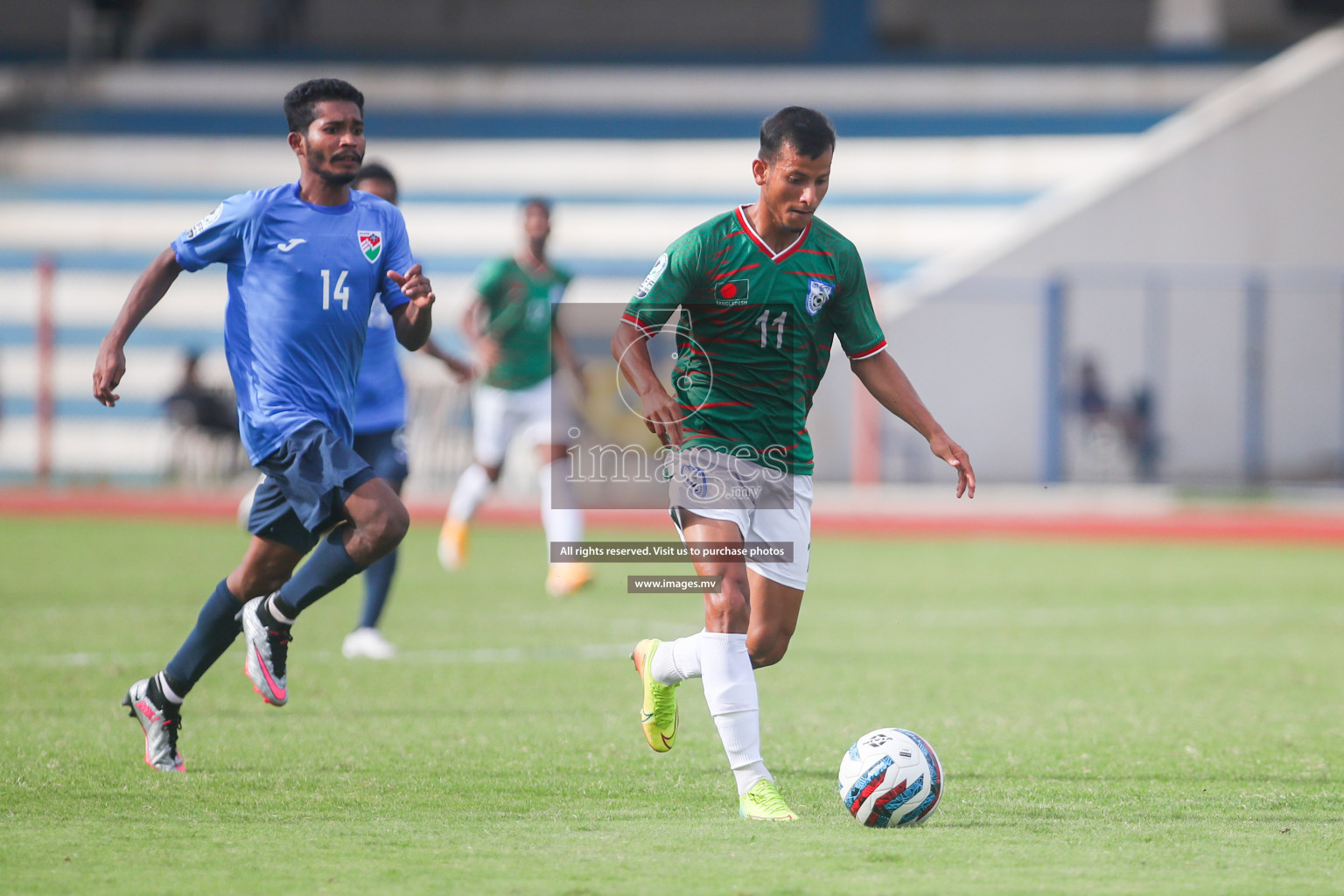 Bangladesh vs Maldives in SAFF Championship 2023 held in Sree Kanteerava Stadium, Bengaluru, India, on Saturday, 25th June 2023. Photos: Nausham Waheed, Hassan Simah / images.mv