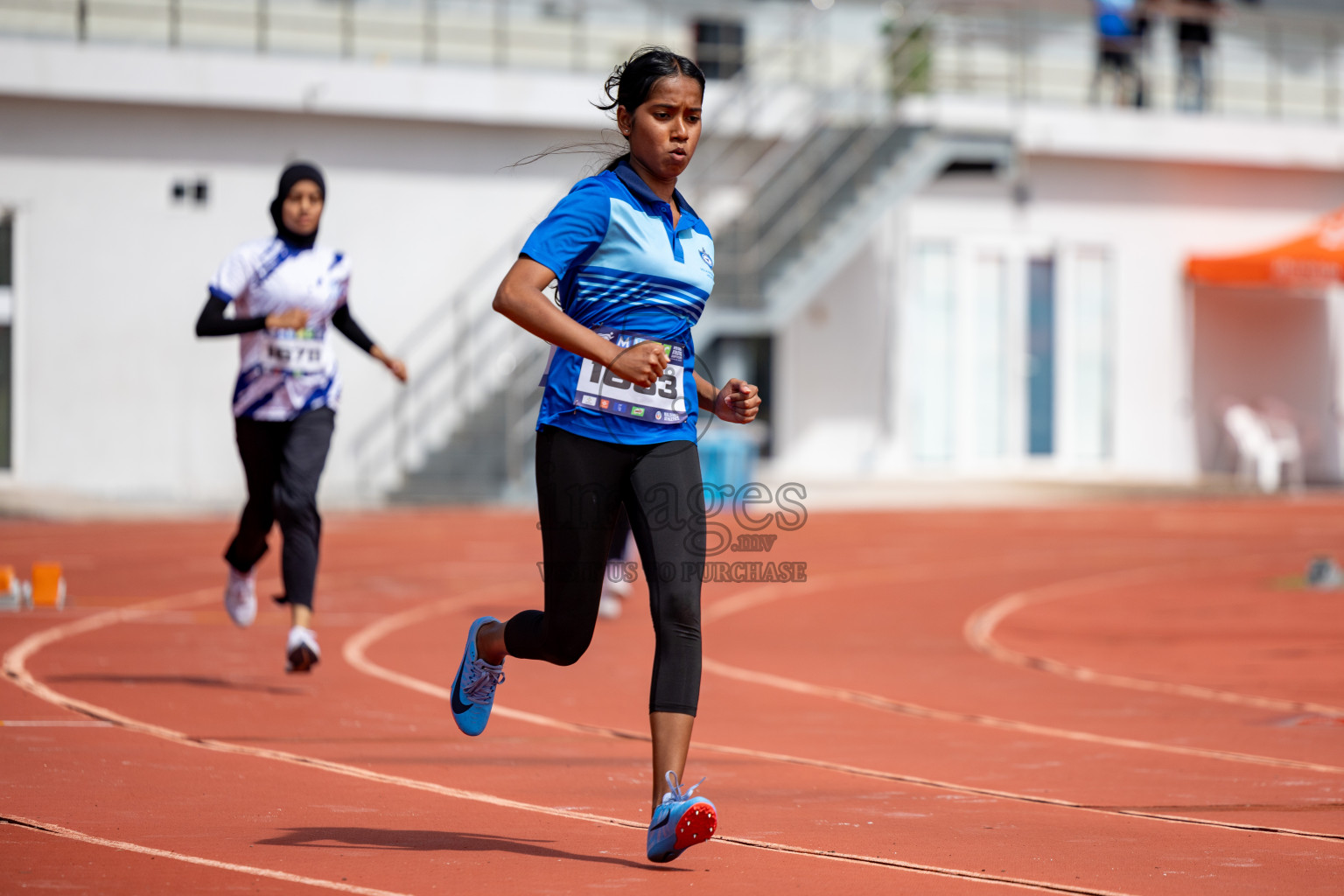 Day 2 of MWSC Interschool Athletics Championships 2024 held in Hulhumale Running Track, Hulhumale, Maldives on Sunday, 10th November 2024. 
Photos by:  Hassan Simah / Images.mv