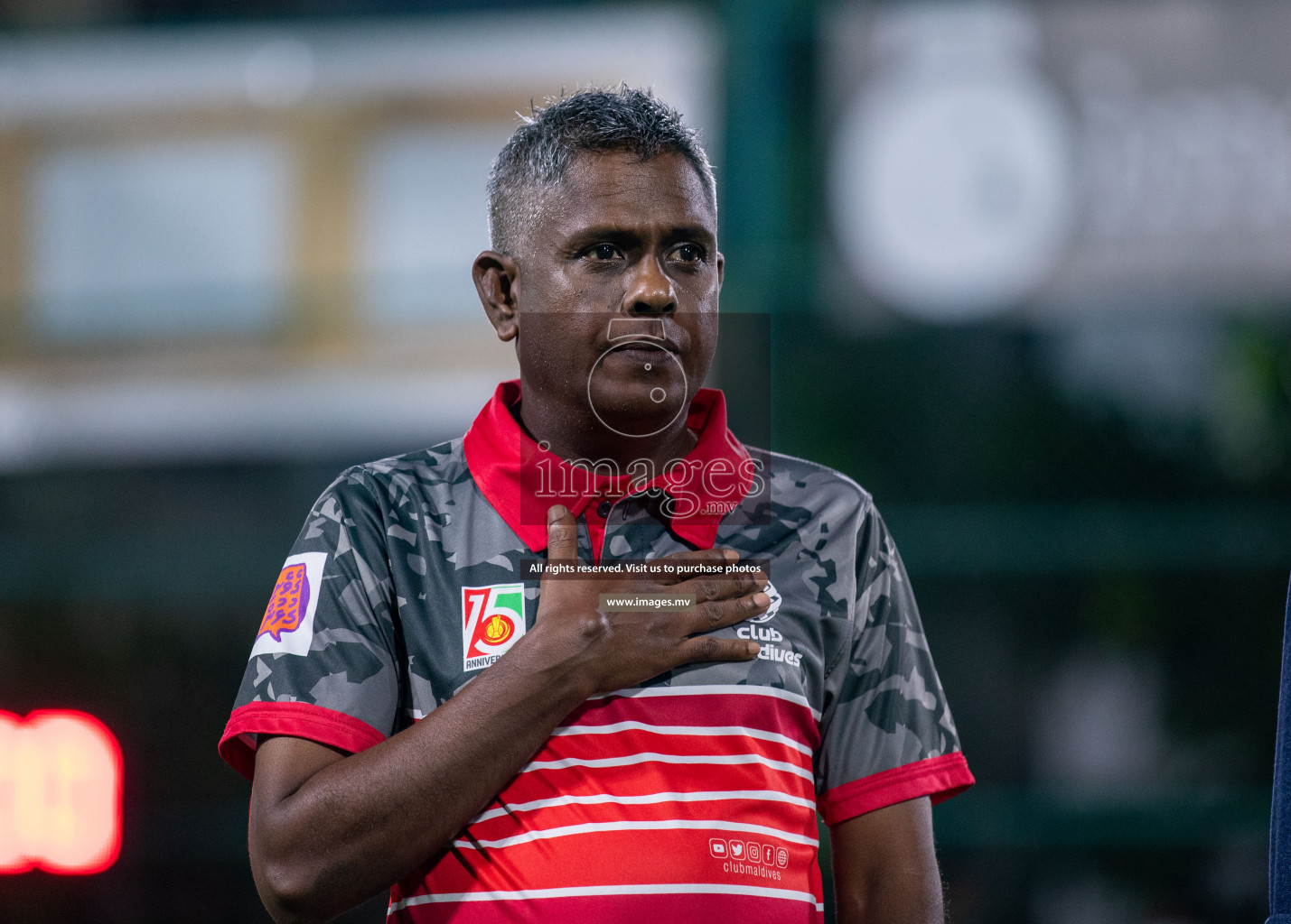 Prison Club vs MACL in the Quarter Finals of Club Maldives 2021 held at Hulhumale;, on 12th December 2021 Photos: Ismail Thoriq / images.mv