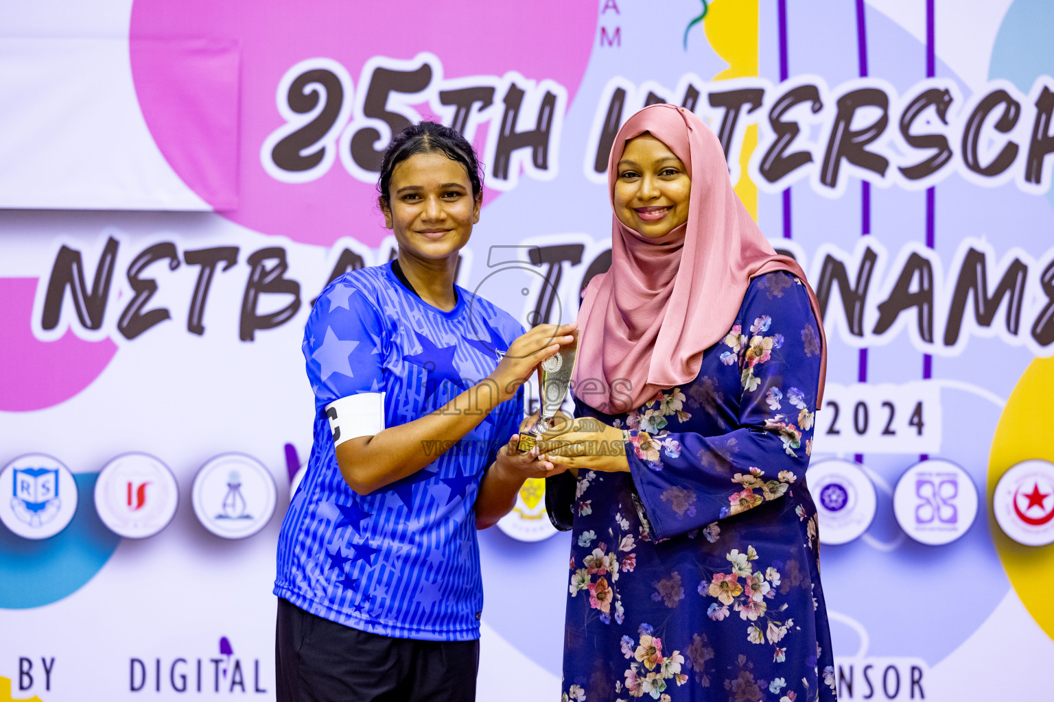 Day 1 of 25th Milo Inter-School Netball Tournament was held in Social Center at Male', Maldives on Thursday, 8th August 2024. Photos: Nausham Waheed / images.mv