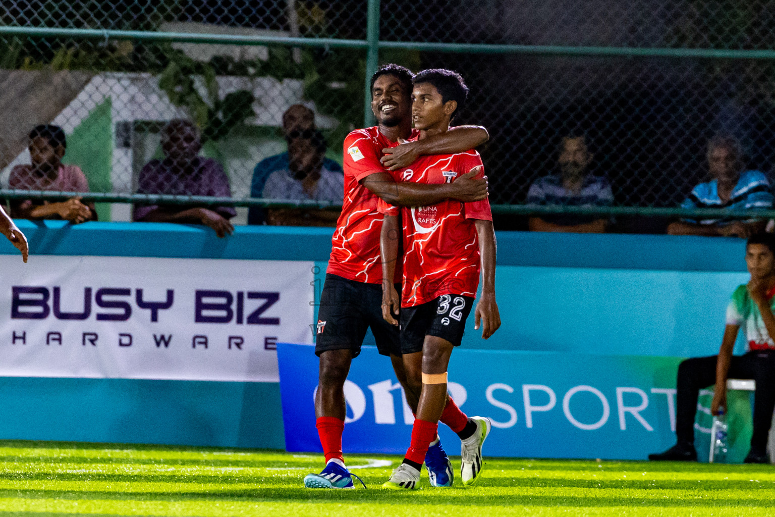 Much Black vs Raiymandhoo FC in Day 3 of Laamehi Dhiggaru Ekuveri Futsal Challenge 2024 was held on Sunday, 28th July 2024, at Dhiggaru Futsal Ground, Dhiggaru, Maldives Photos: Nausham Waheed / images.mv