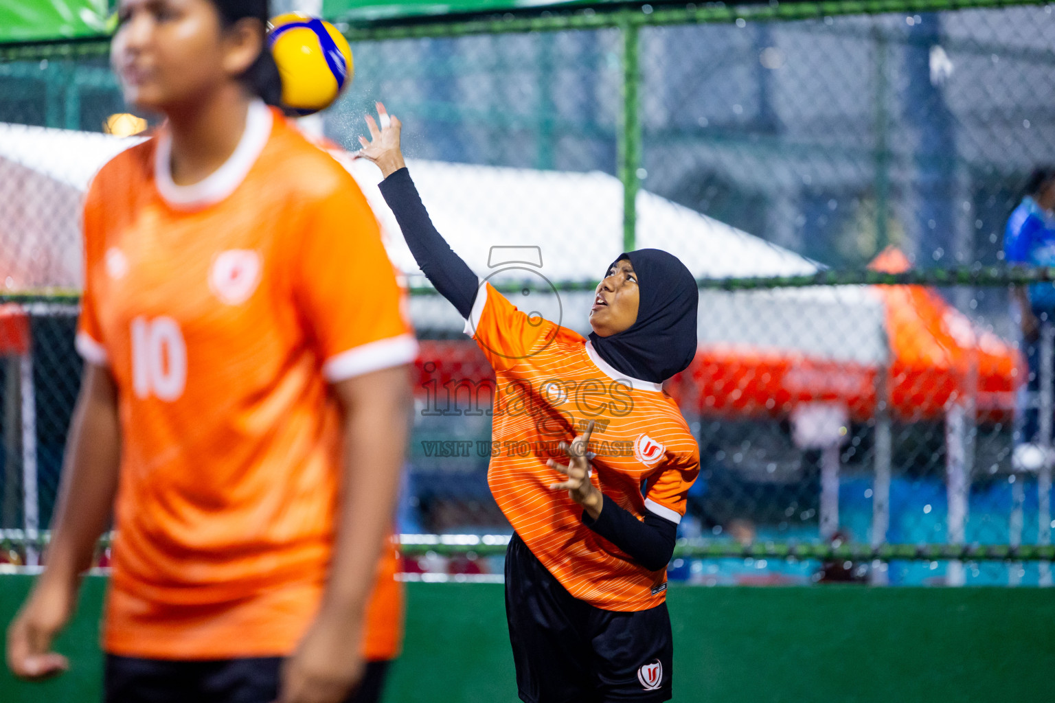 Day 2 of Interschool Volleyball Tournament 2024 was held in Ekuveni Volleyball Court at Male', Maldives on Sunday, 24th November 2024. Photos: Nausham Waheed / images.mv